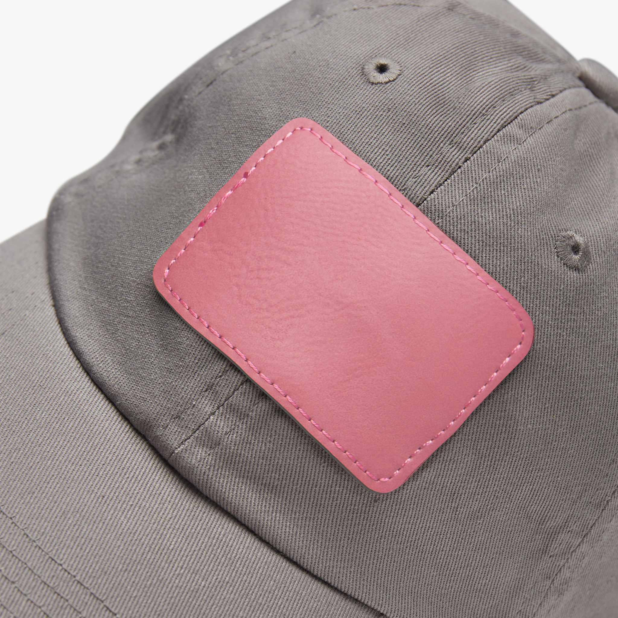 Dad Hat with Leather Patch (Rectangle) - Thumbnail Image