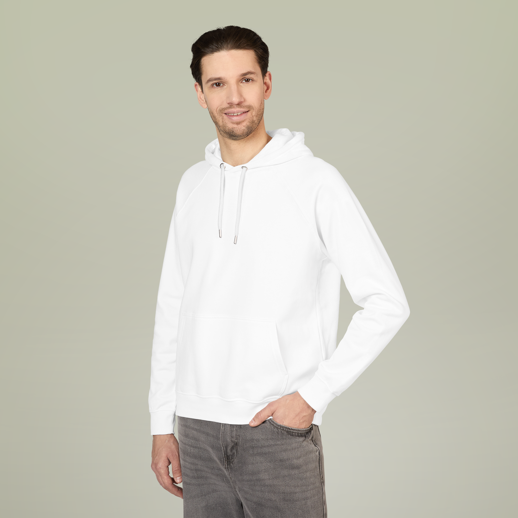 Unisex Eco Raglan Hoodie (Embroidery)