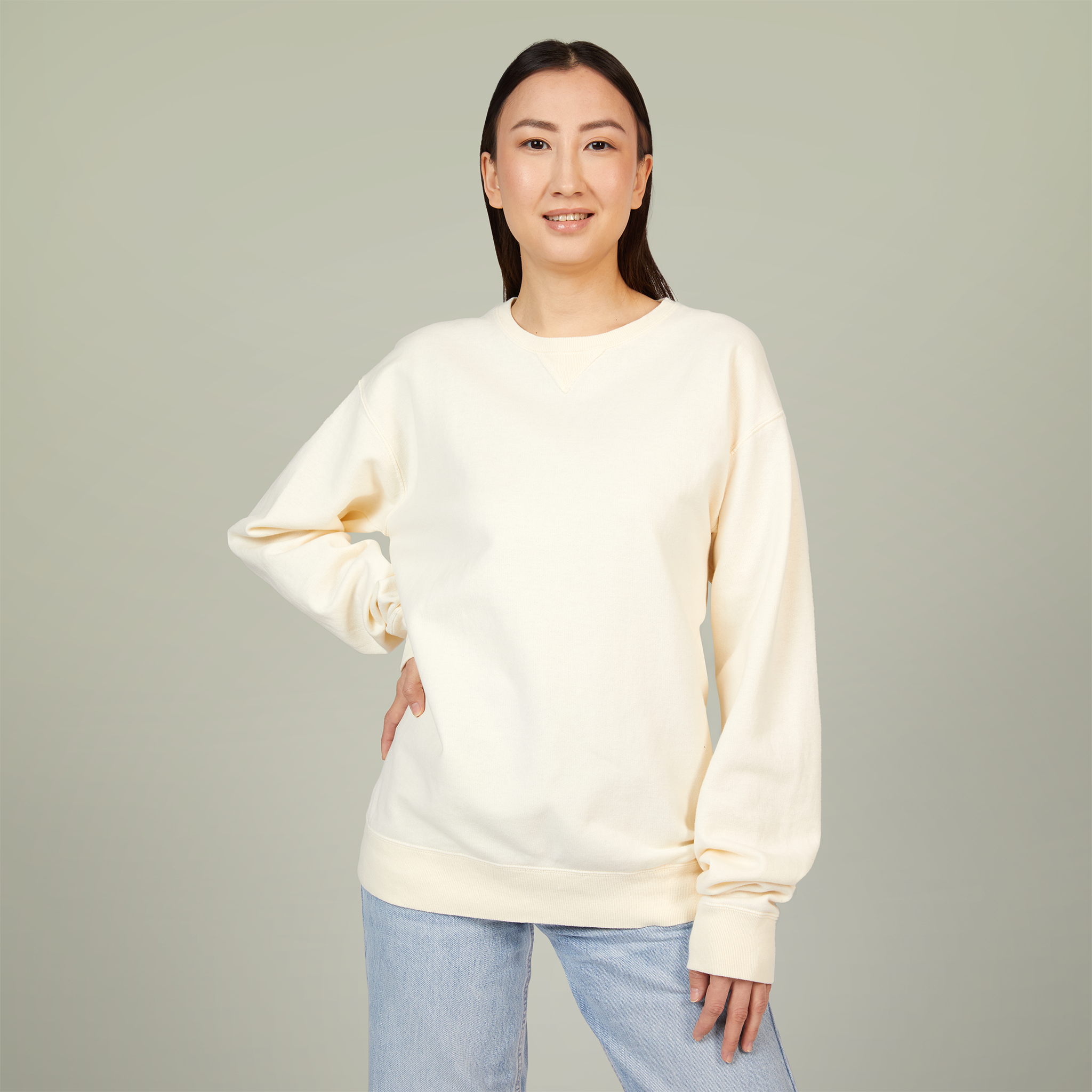 Unisex ComfortWash® Garment Dyed Crewneck Sweatshirt - Main Image