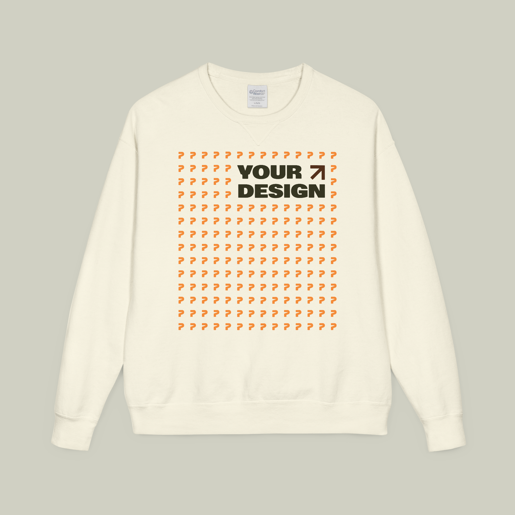 Unisex ComfortWash® Garment Dyed Crewneck Sweatshirt - Thumbnail Image