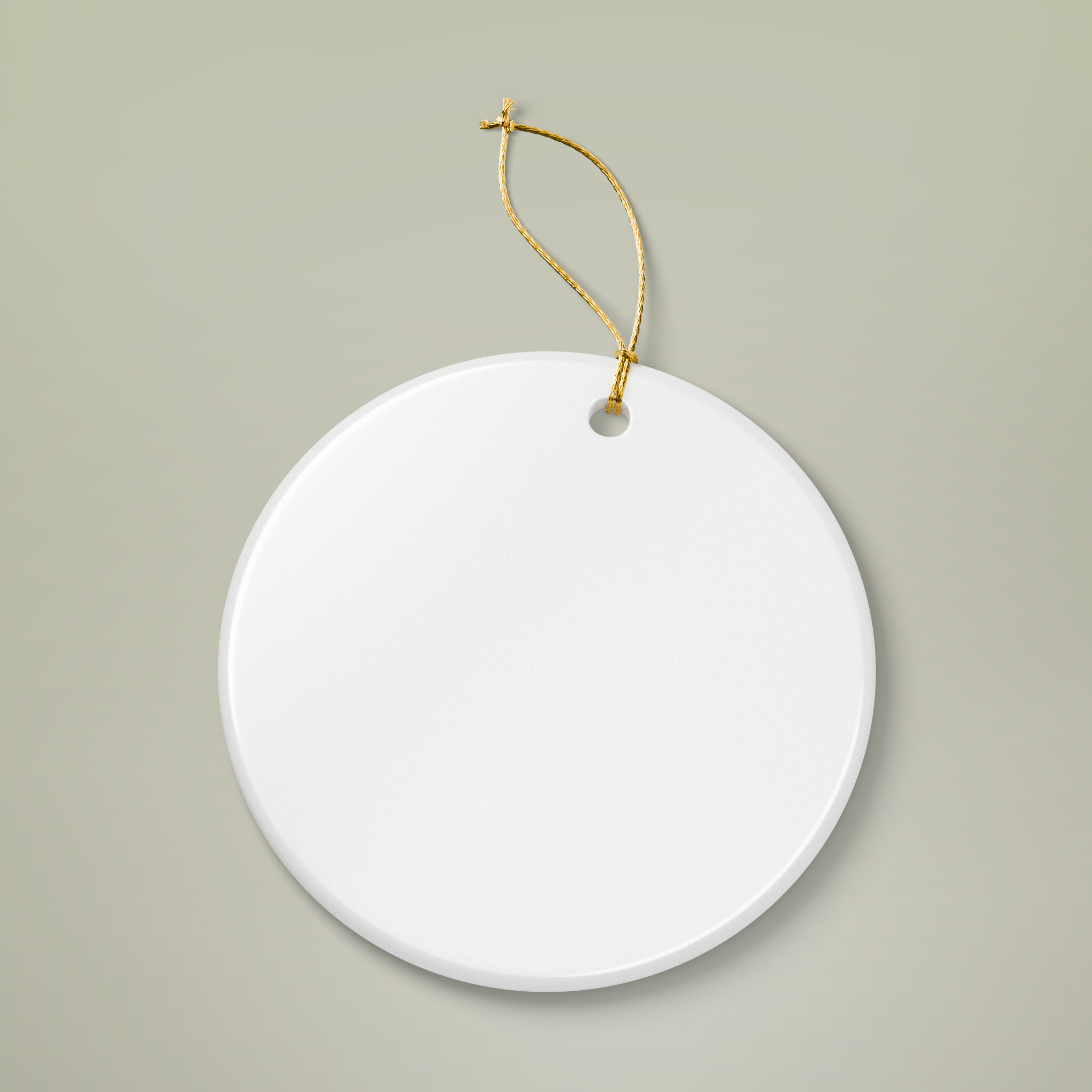 Ceramic Ornaments (2-Side Print) - Main Image