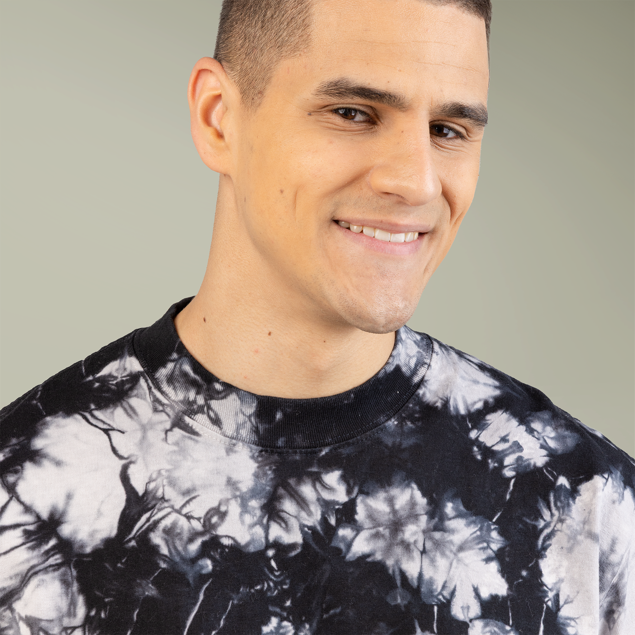 Oversized Tie-Dye T-Shirt (Embroidery) - Thumbnail Image