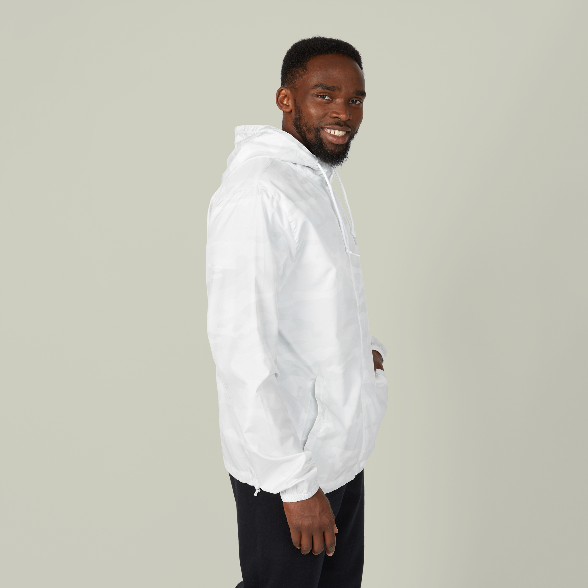 Unisex Full-Zip Windbreaker Jacket - Thumbnail Image