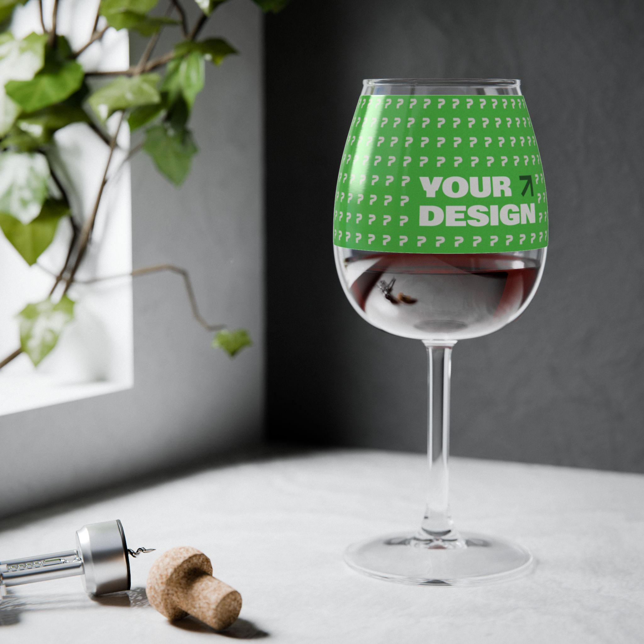 Personalized Wine Glass | Printify