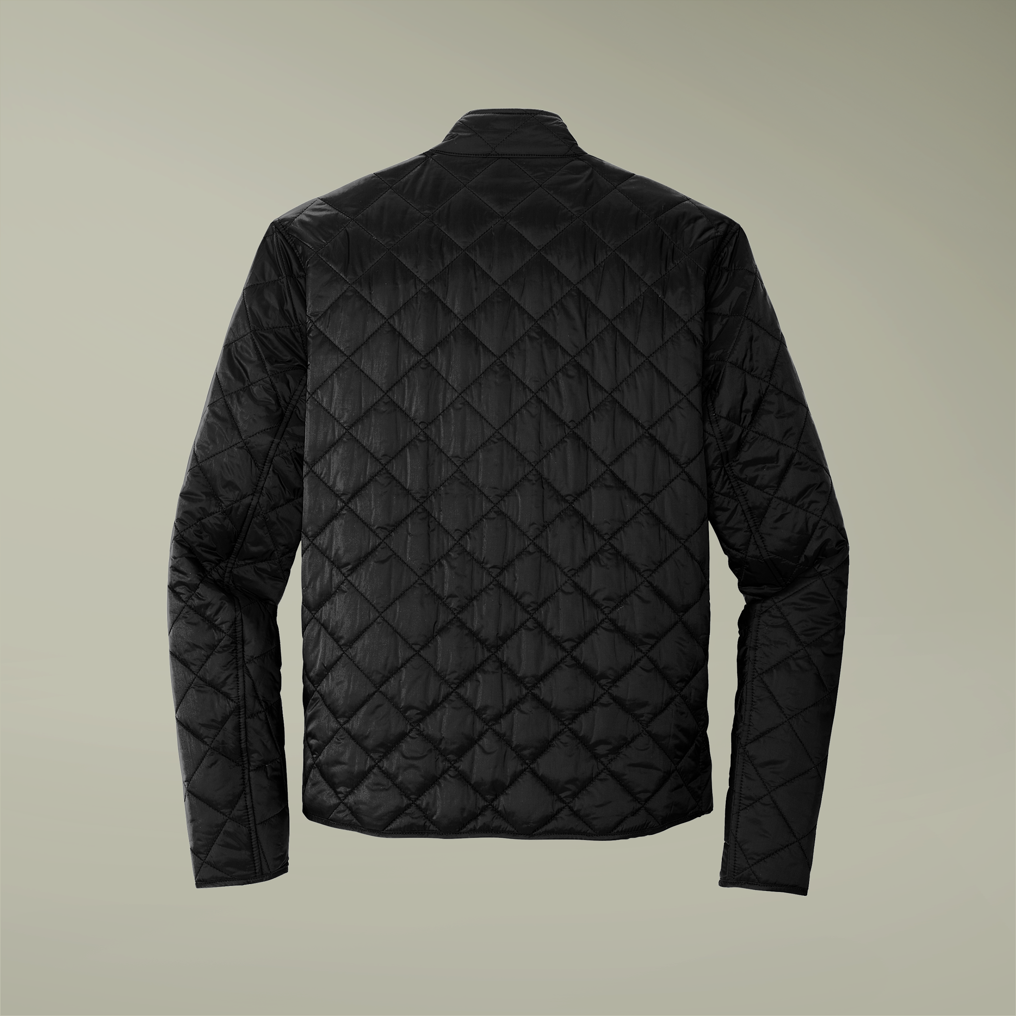 Men's Quilted Full-Zip Jacket (Embroidery) - Thumbnail Image