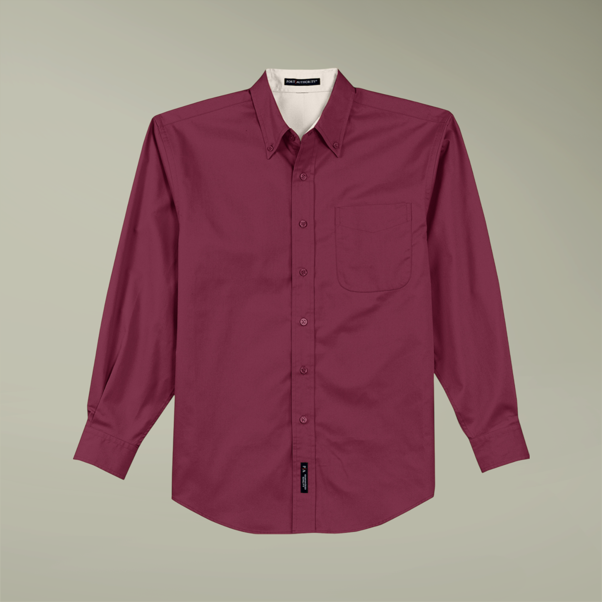 Port Authority® Unisex Long Sleeve Shirt (Embroidery) - Thumbnail Image