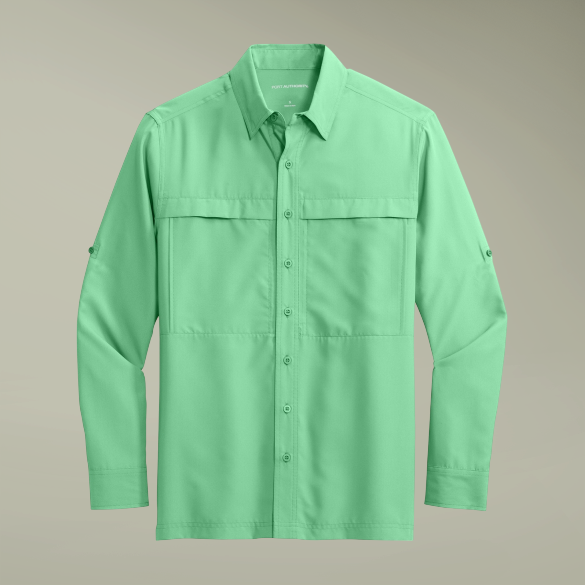 Port Authority® Men's Long Sleeve UV Daybreak Shirt (Embroidery) - Thumbnail Image