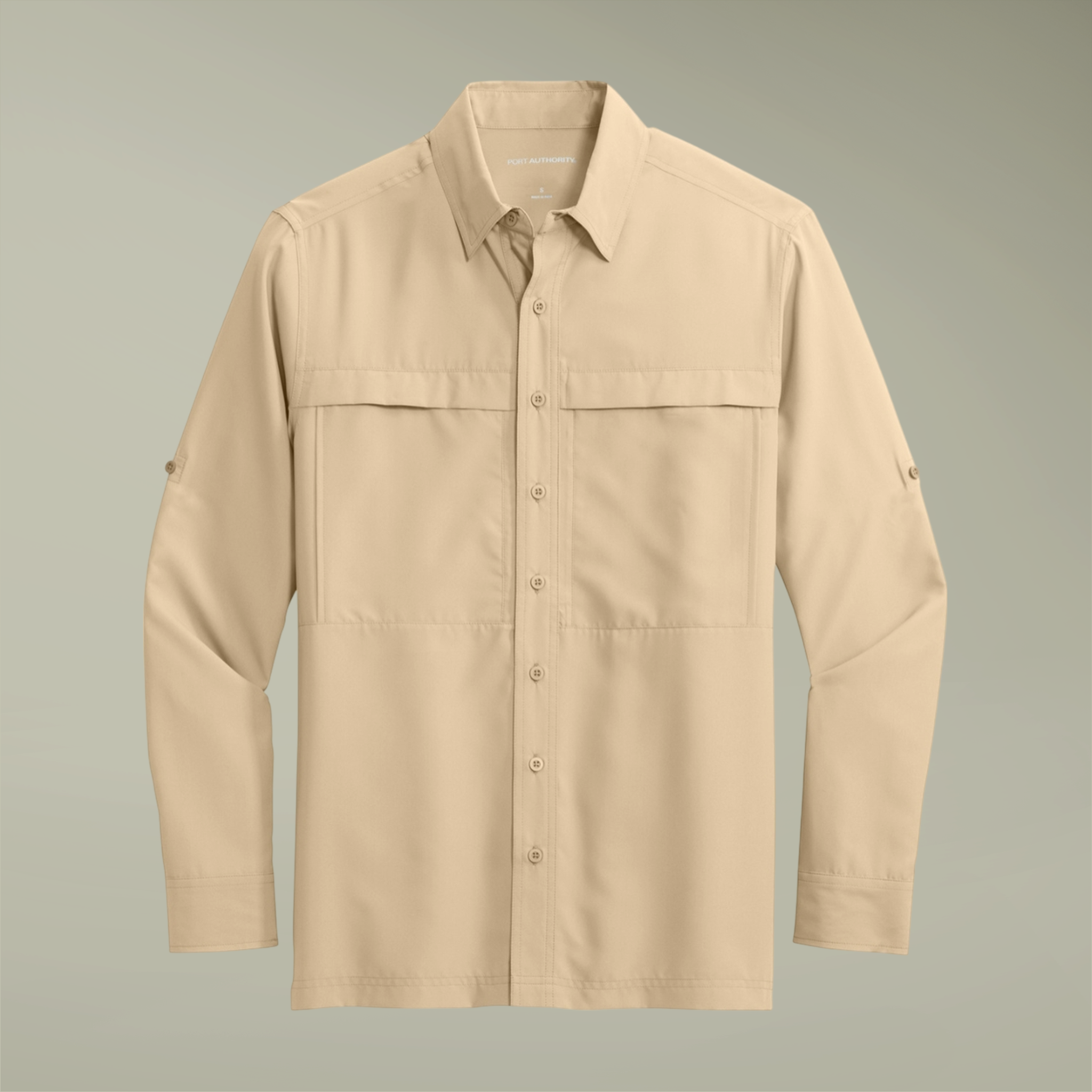 Port Authority® Men's Long Sleeve UV Daybreak Shirt (Embroidery) - Thumbnail Image