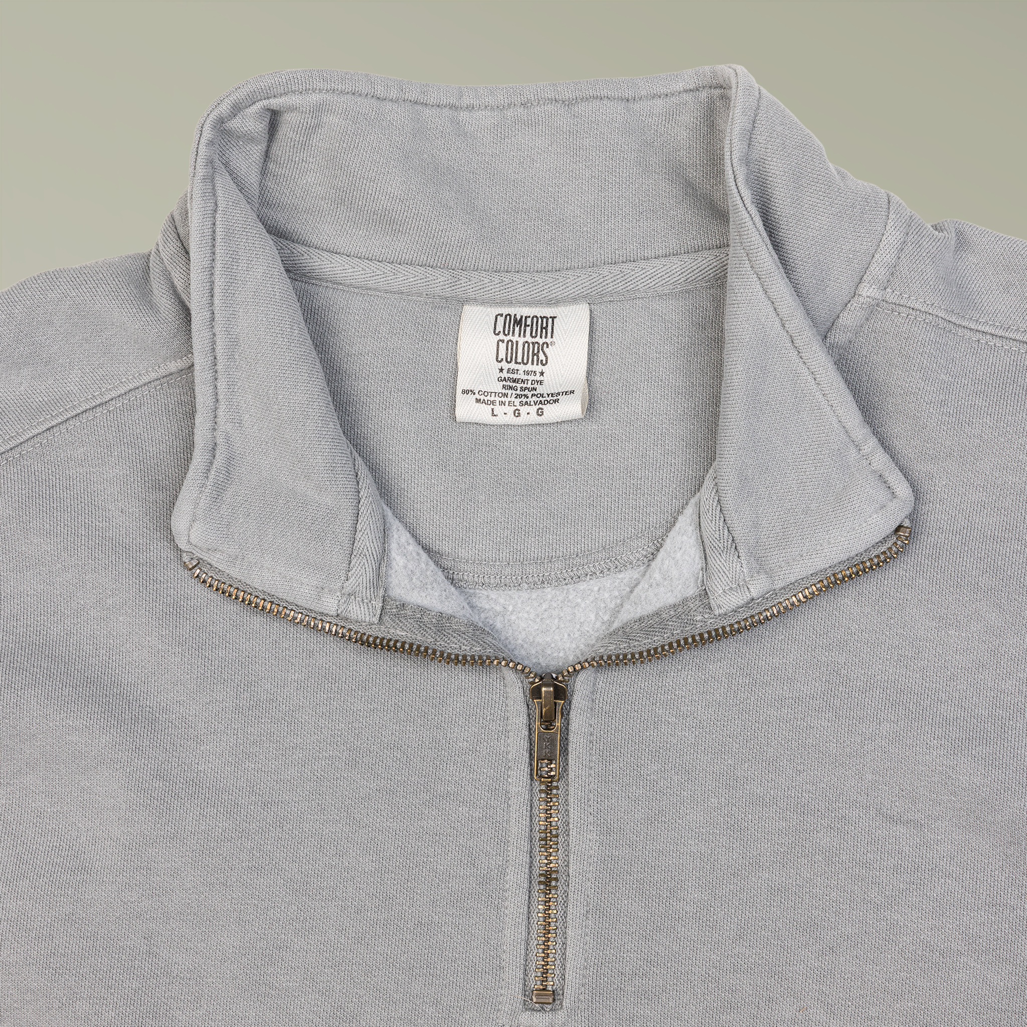 Unisex Adult Quarter-Zip Sweatshirt - Thumbnail Image