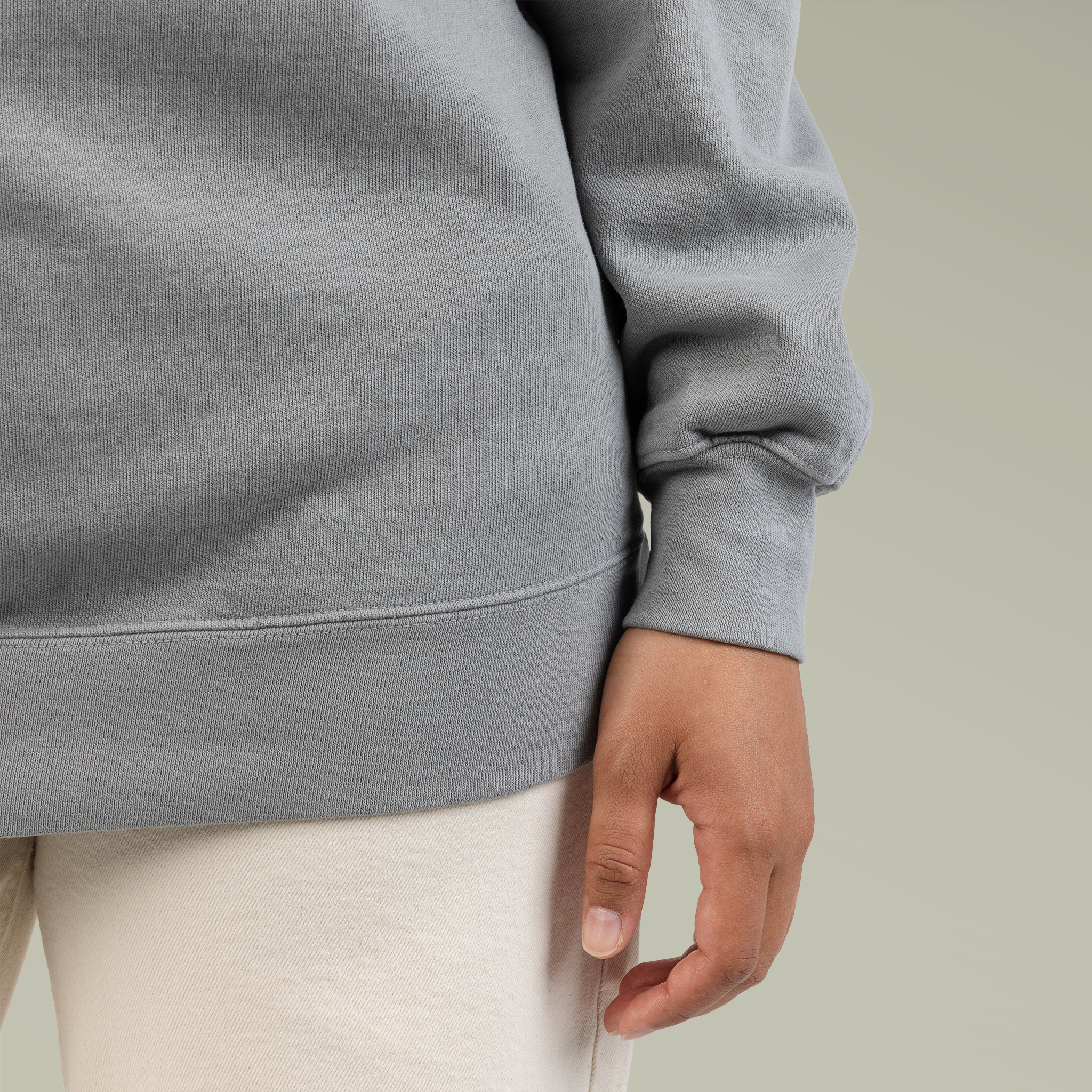 Unisex Adult Quarter-Zip Sweatshirt - Thumbnail Image