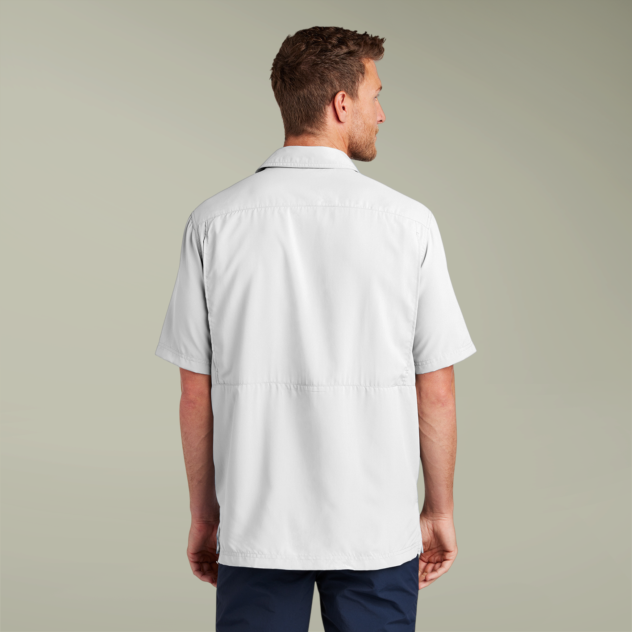 Port Authority® Unisex Short Sleeve UV Daybreak Shirt (Embroidery) - Thumbnail Image