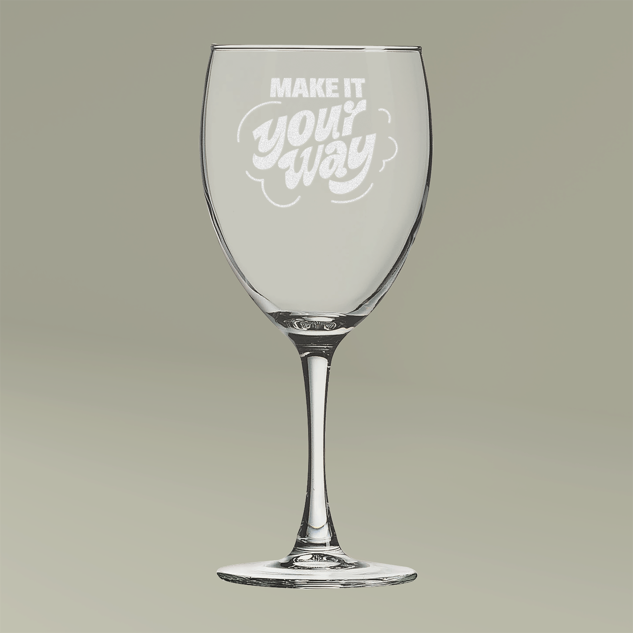 Wine Glass, 10.5oz (Engraving)