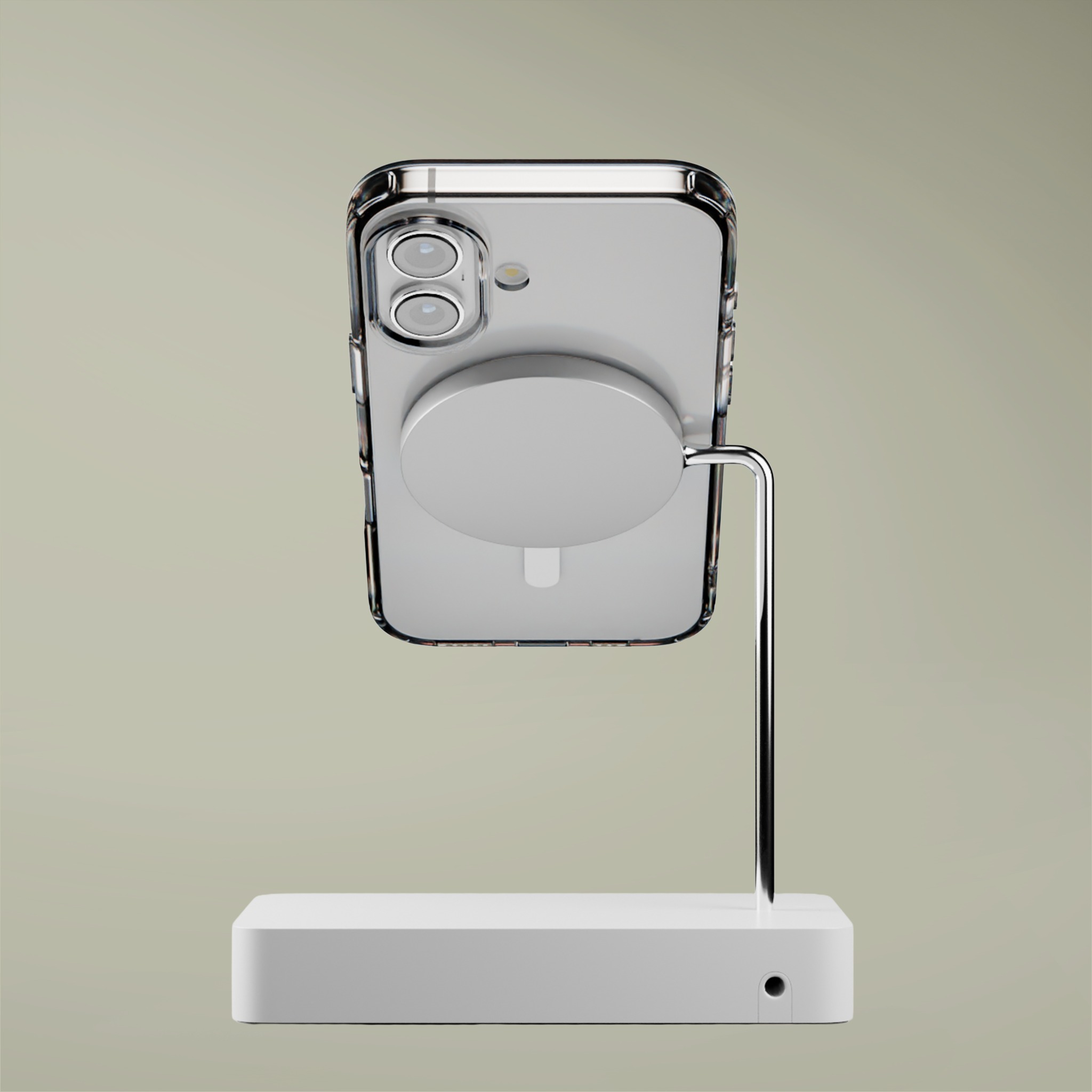 Impact-resistant magnetic clear case with soft TPU edges