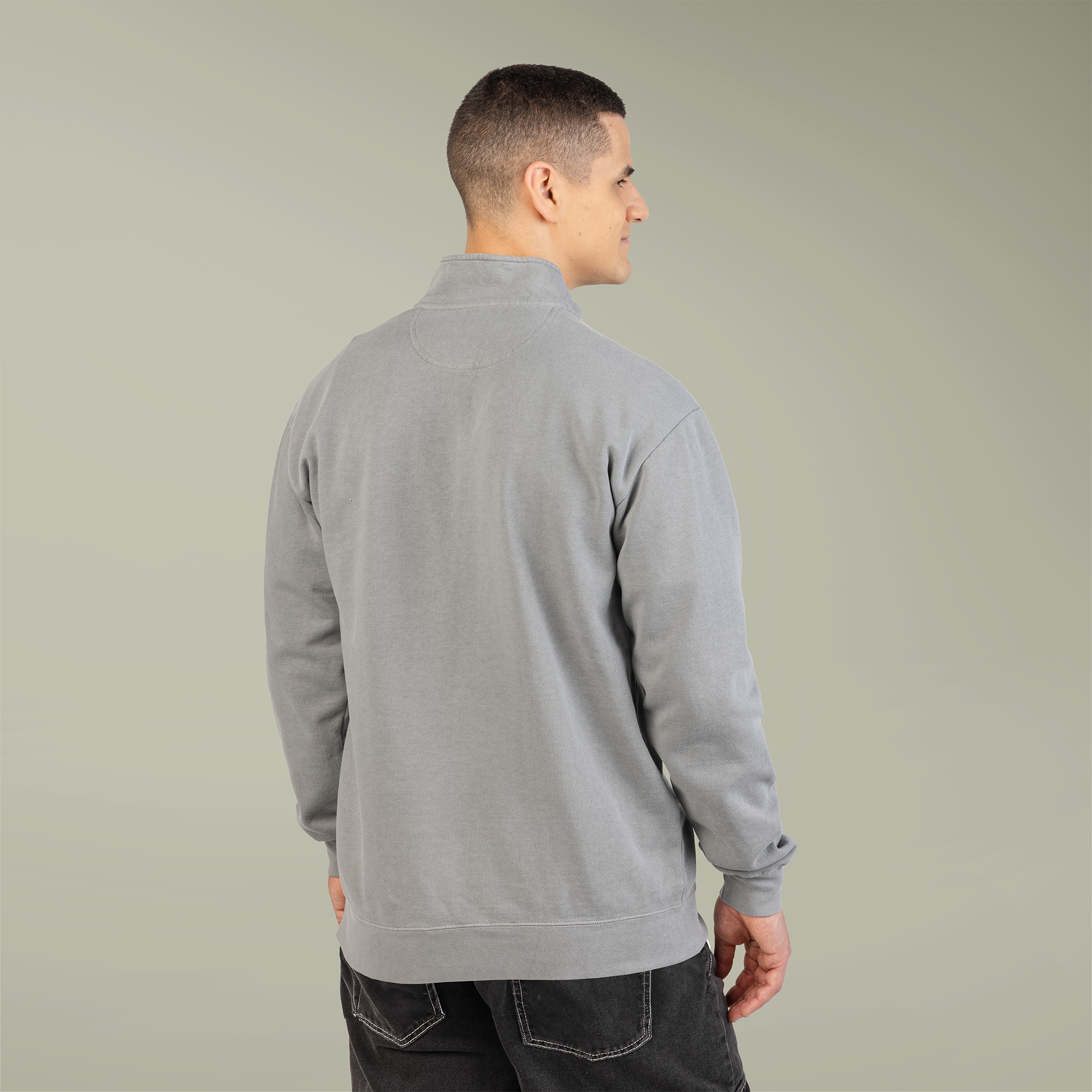 Unisex Adult Quarter-Zip Sweatshirt - Thumbnail Image