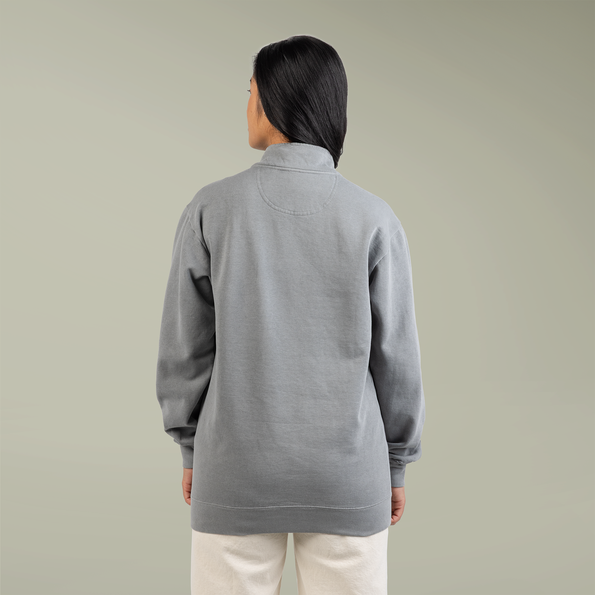 Unisex Adult Quarter-Zip Sweatshirt - Thumbnail Image