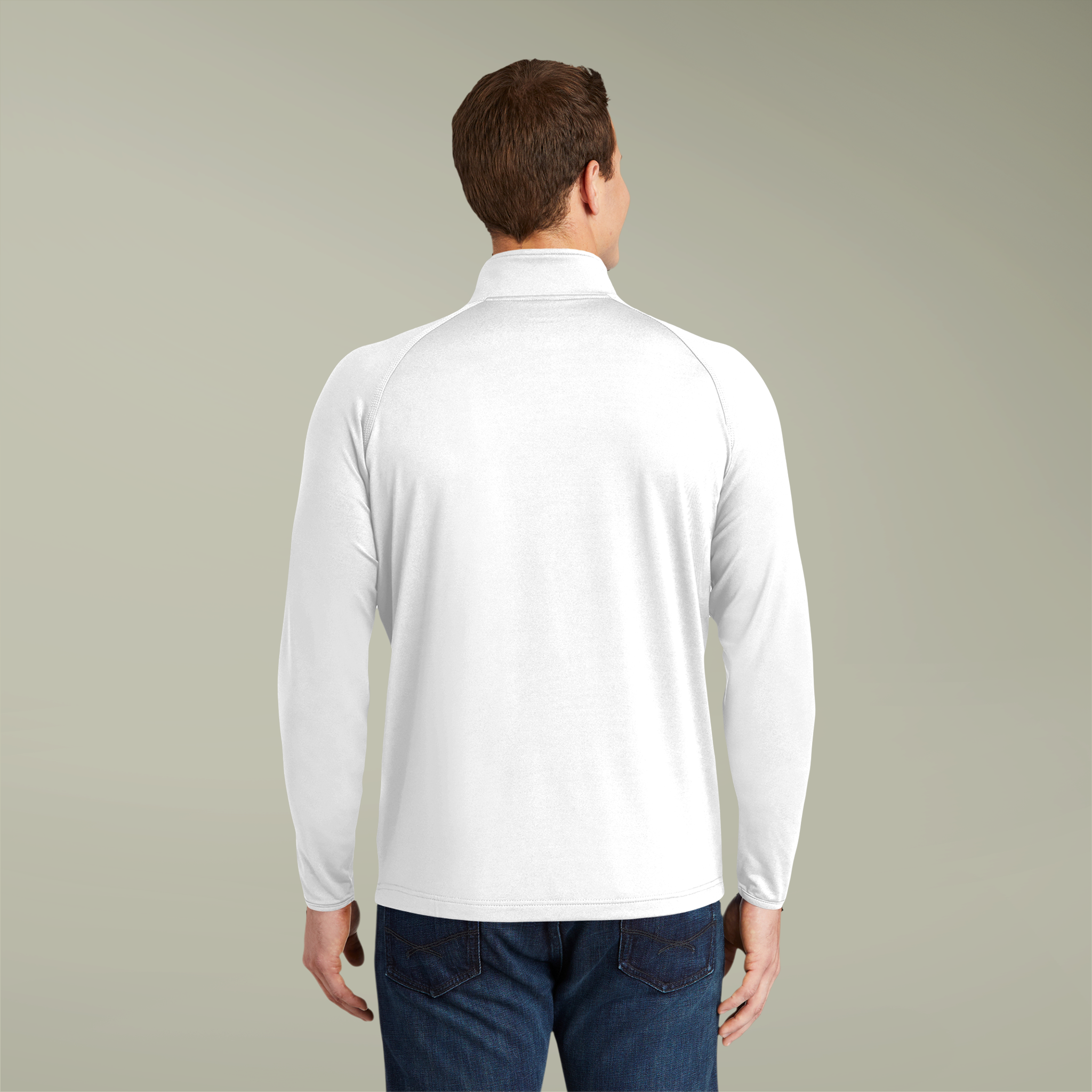 Men's Sport-Wick® Stretch Quarter-Zip Pullover (Embroidery)