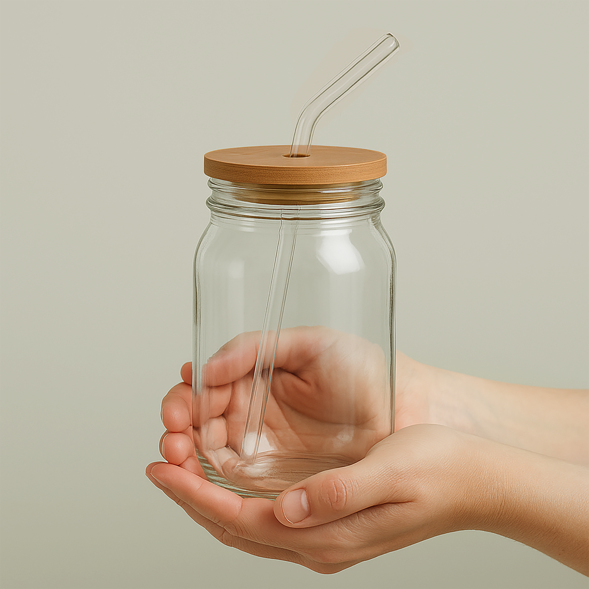 Sipper Glass with Straw, 16oz (Engraving)