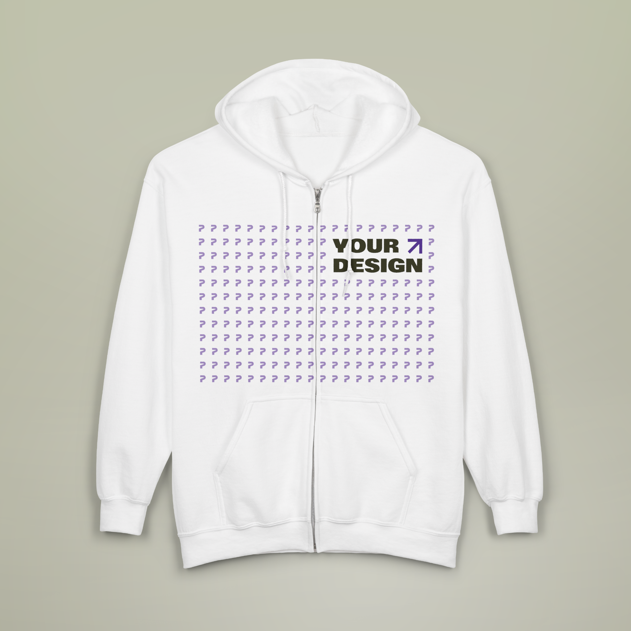 Unisex Heavy Blend™ Full Zip Hooded Sweatshirt - Thumbnail Image