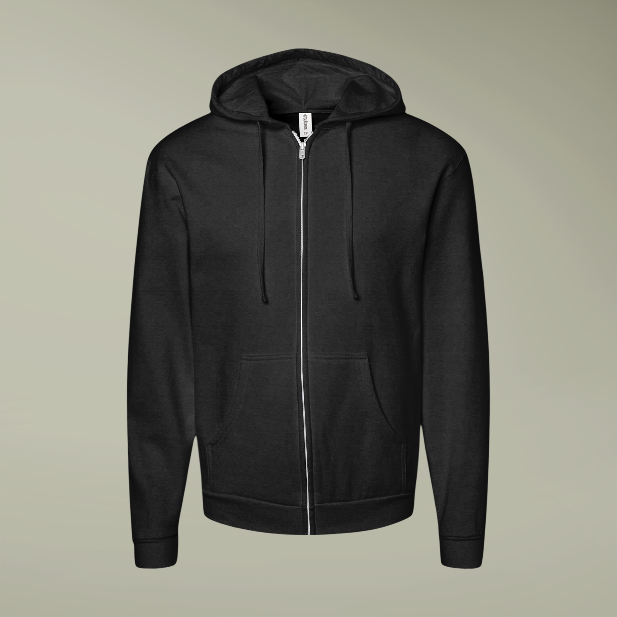 Unisex Full-Zip Hooded Sweatshirt - Thumbnail Image