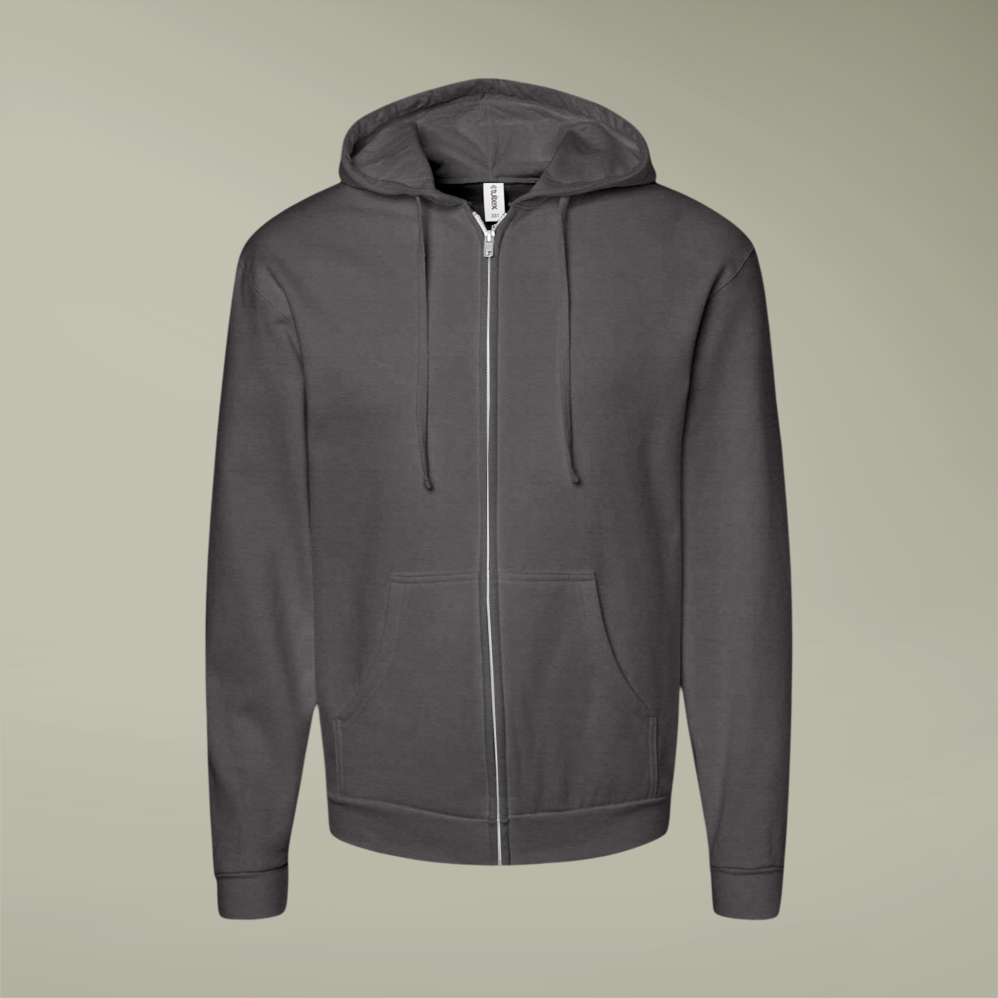 トップス IPU83 Flont Zip Hoodie Unisex Full-Zip Hooded Sweatshirt