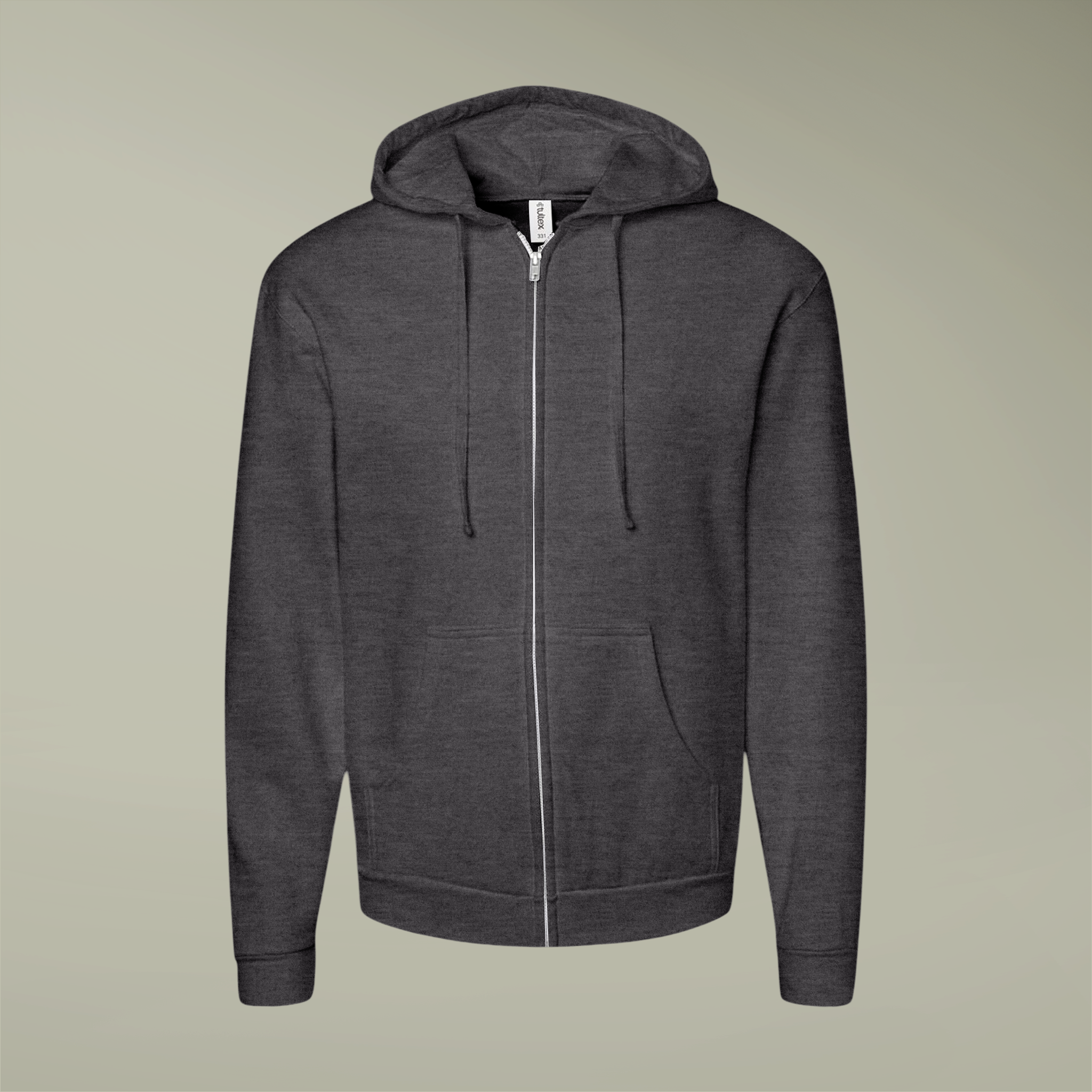 Unisex Full-Zip Hooded Sweatshirt - Thumbnail Image