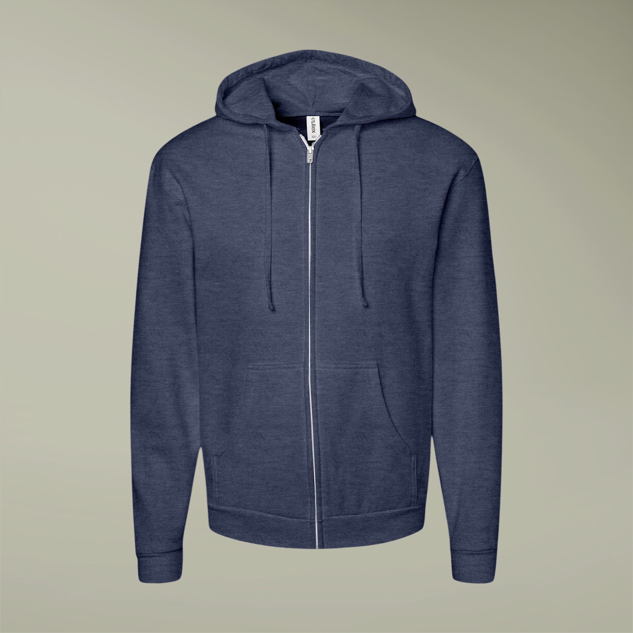 Unisex Full-Zip Hooded Sweatshirt - Thumbnail Image