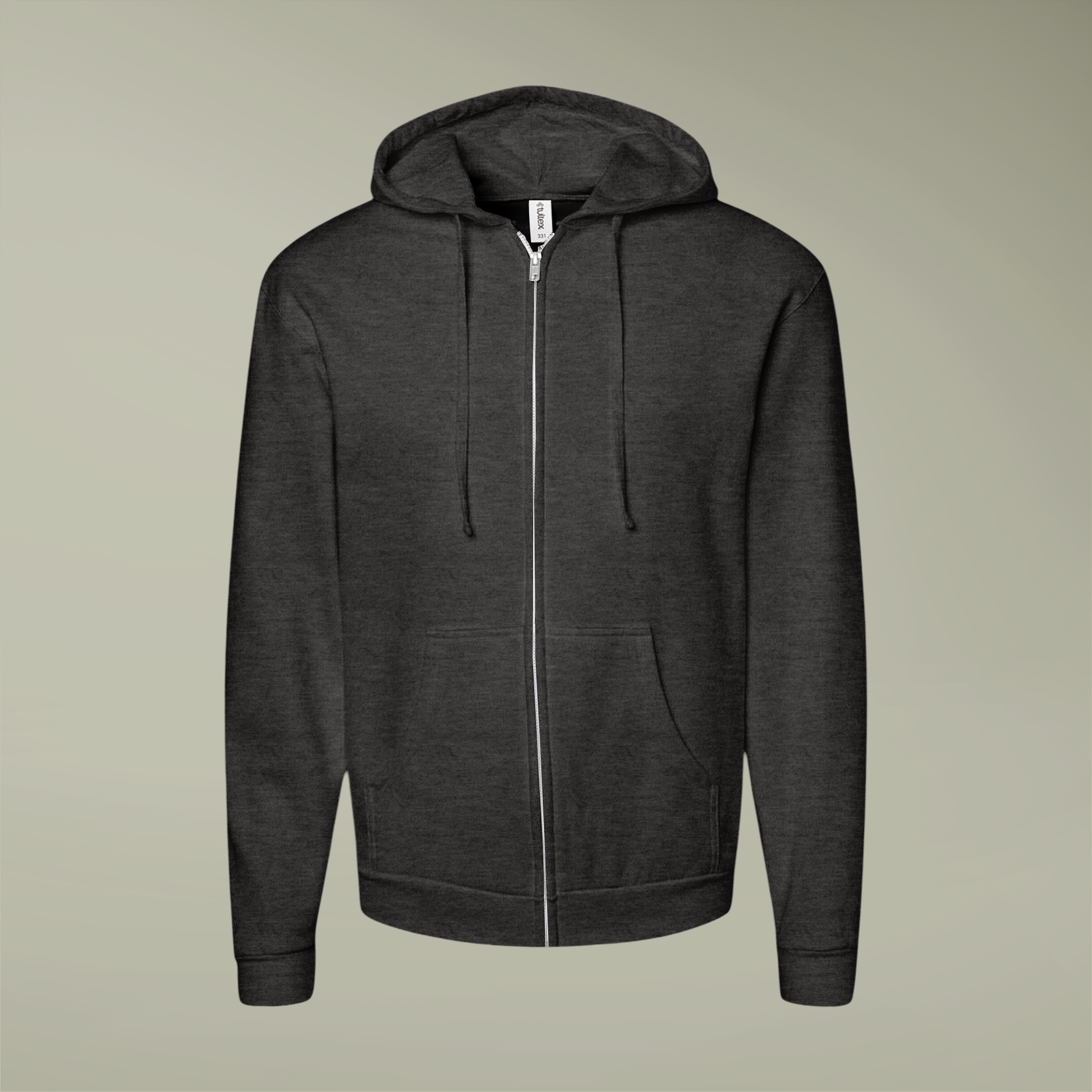 Unisex Full-Zip Hooded Sweatshirt - Thumbnail Image