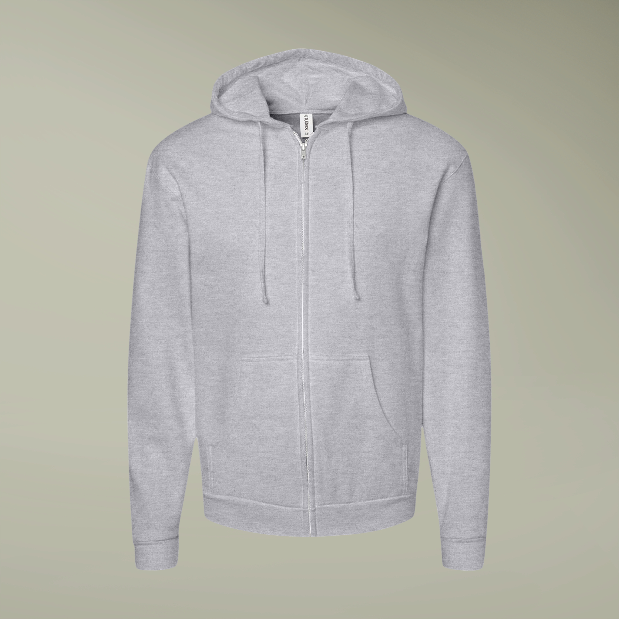 Unisex Full-Zip Hooded Sweatshirt - Thumbnail Image