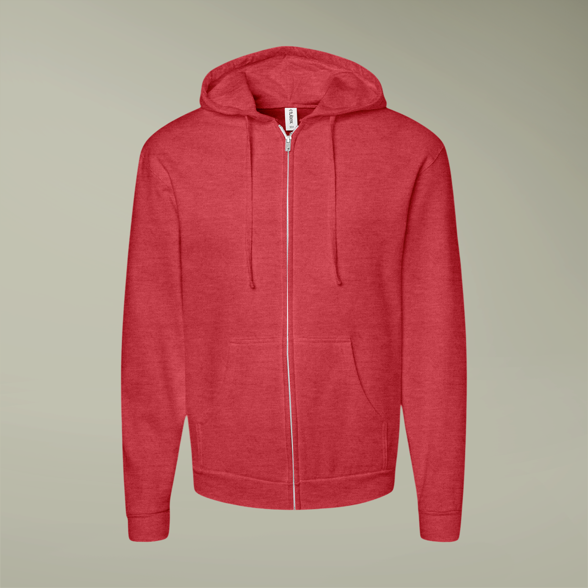 Unisex Full-Zip Hooded Sweatshirt - Thumbnail Image