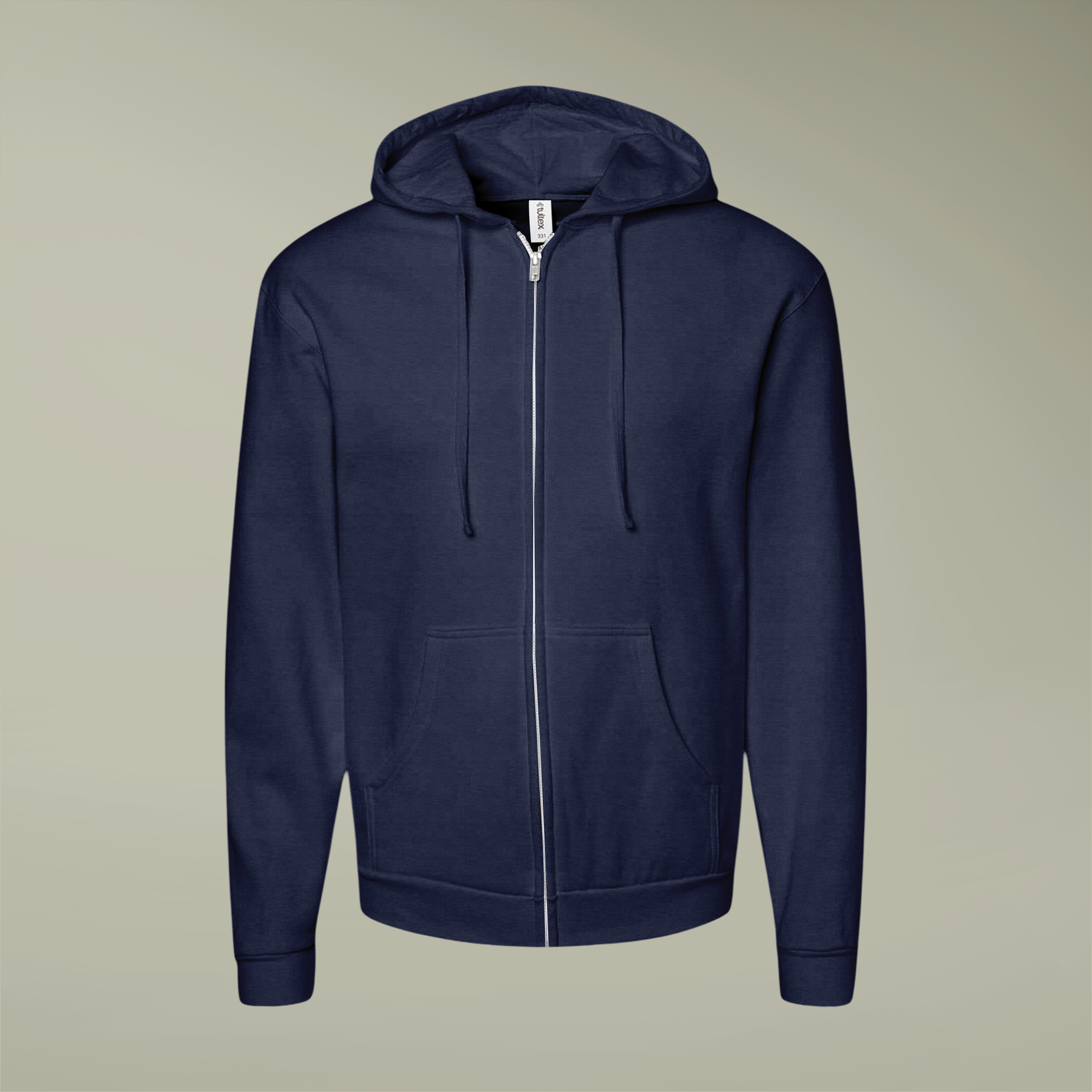 Unisex Full-Zip Hooded Sweatshirt - Thumbnail Image