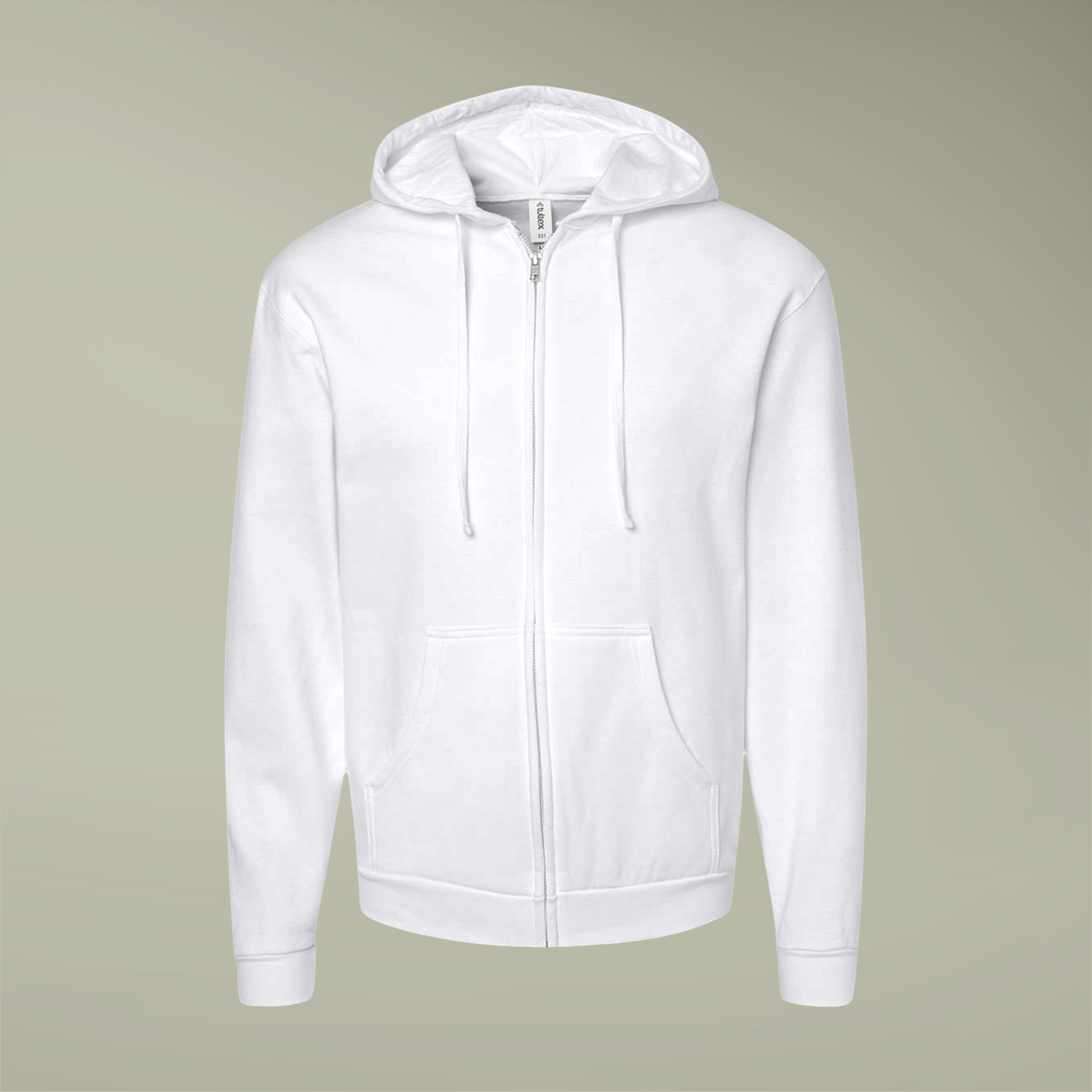 Unisex Full-Zip Hooded Sweatshirt - Thumbnail Image