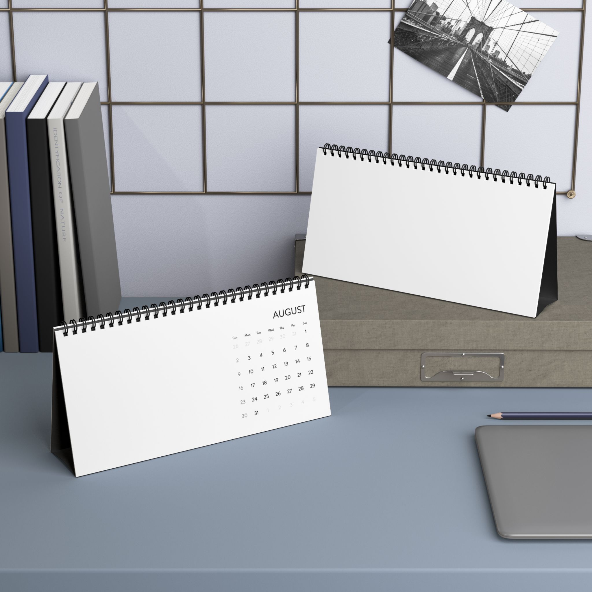 Desktop Calendar (2026 grid) - Thumbnail Image