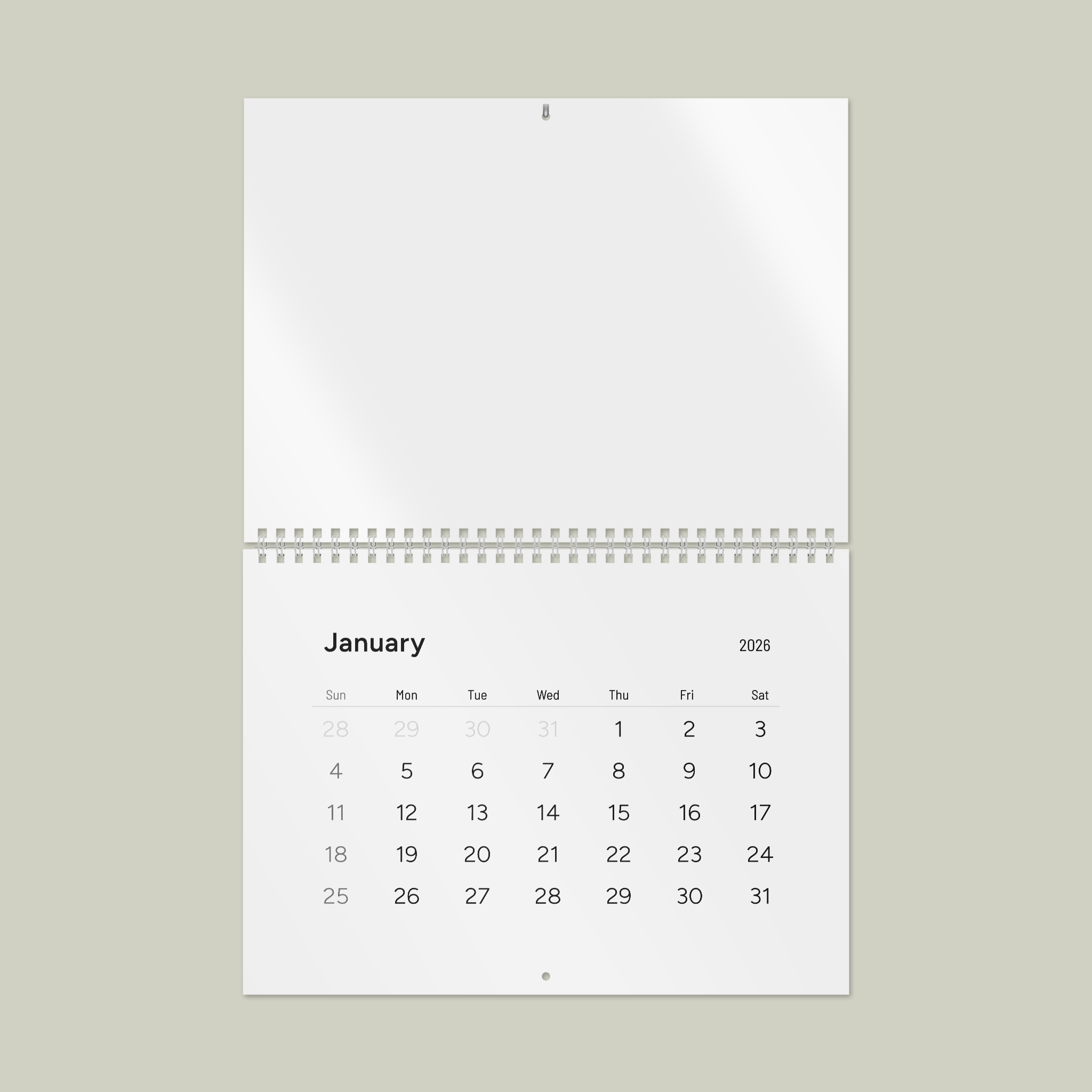 Standard Wall Calendar (2026) - Thumbnail Image