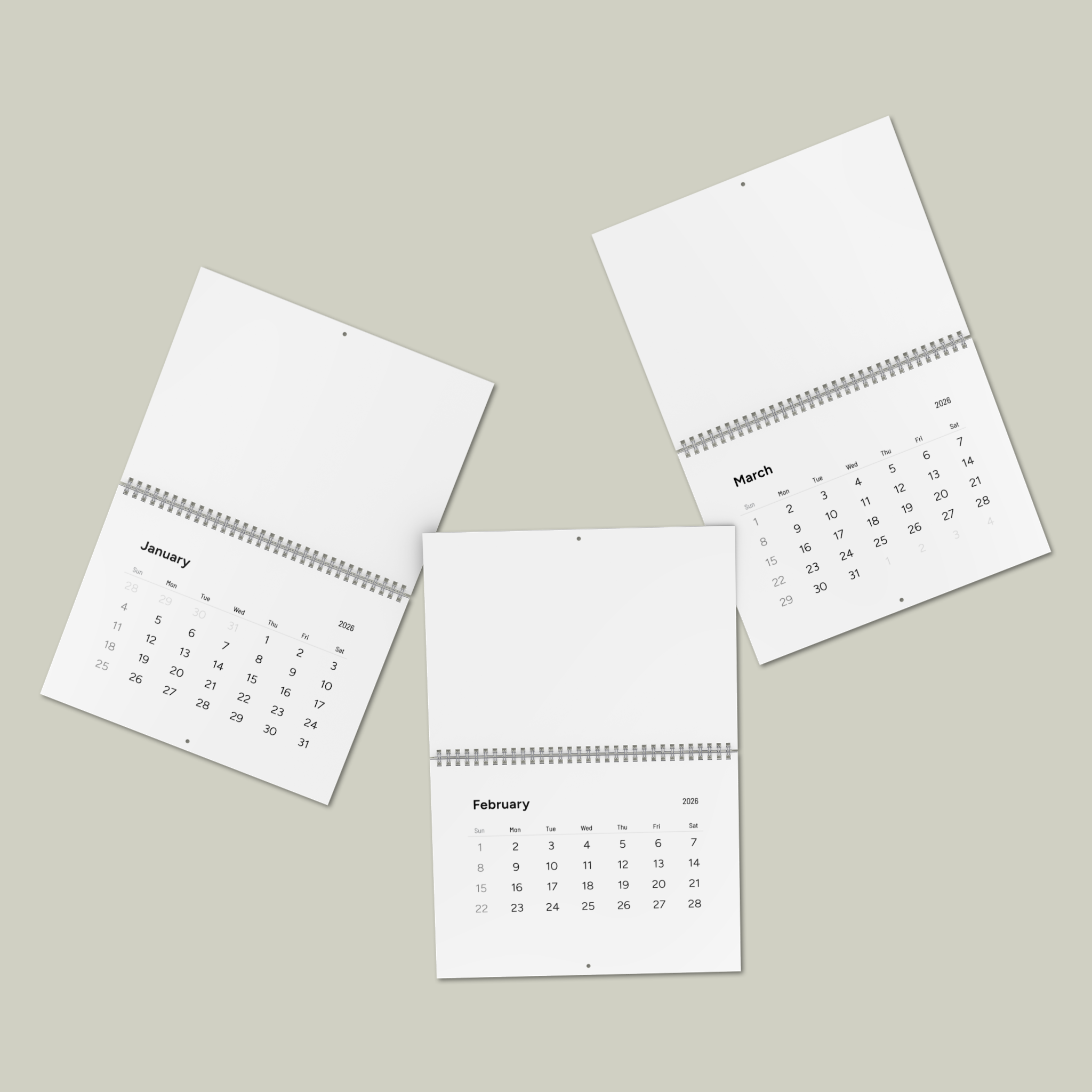Standard Wall Calendar (2026) - Thumbnail Image