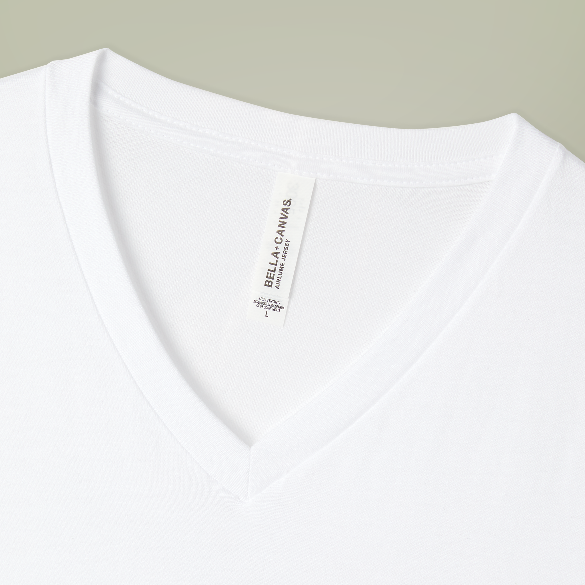 Unisex Jersey Short Sleeve V-Neck Tee - Thumbnail Image