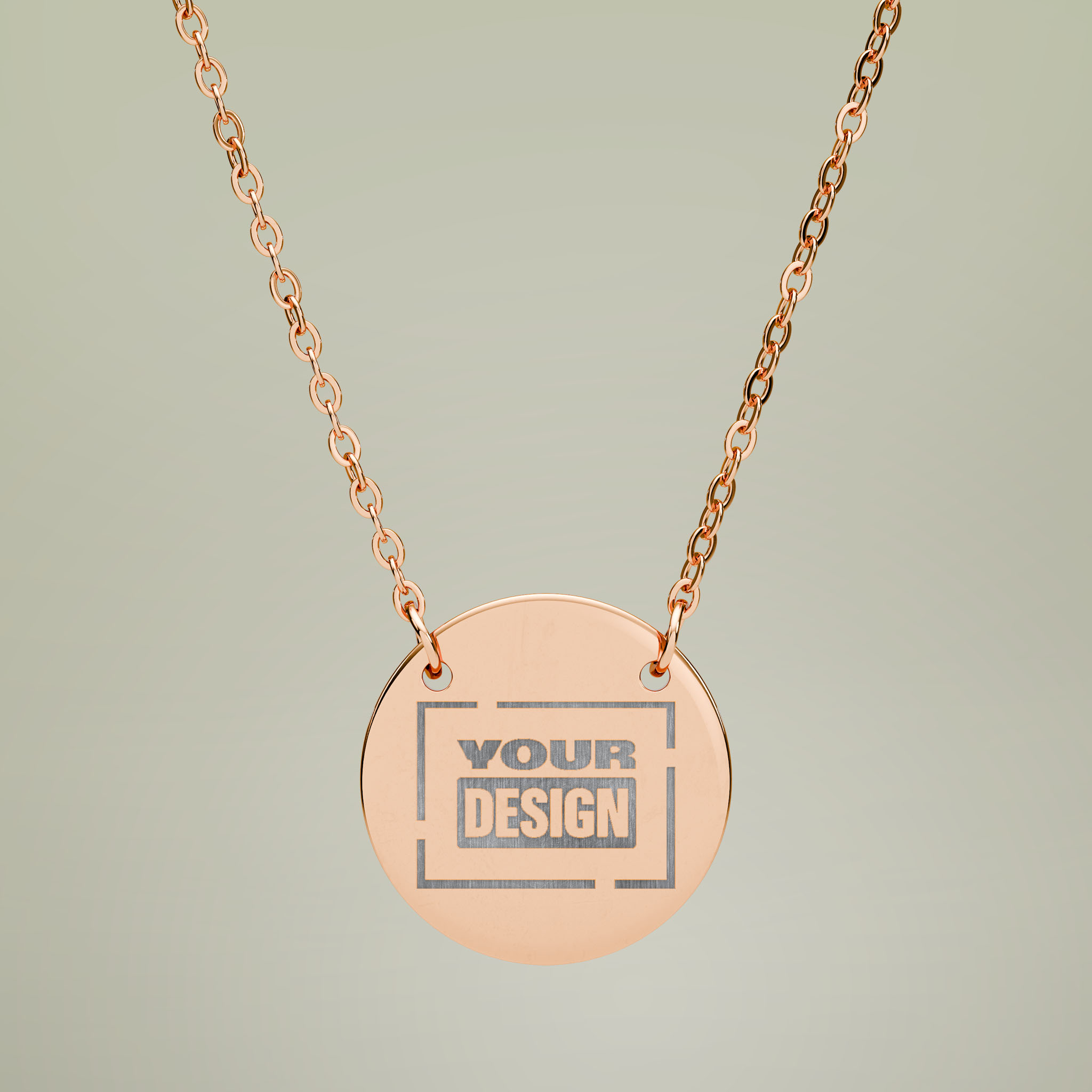 Circle Necklace (Engraving)