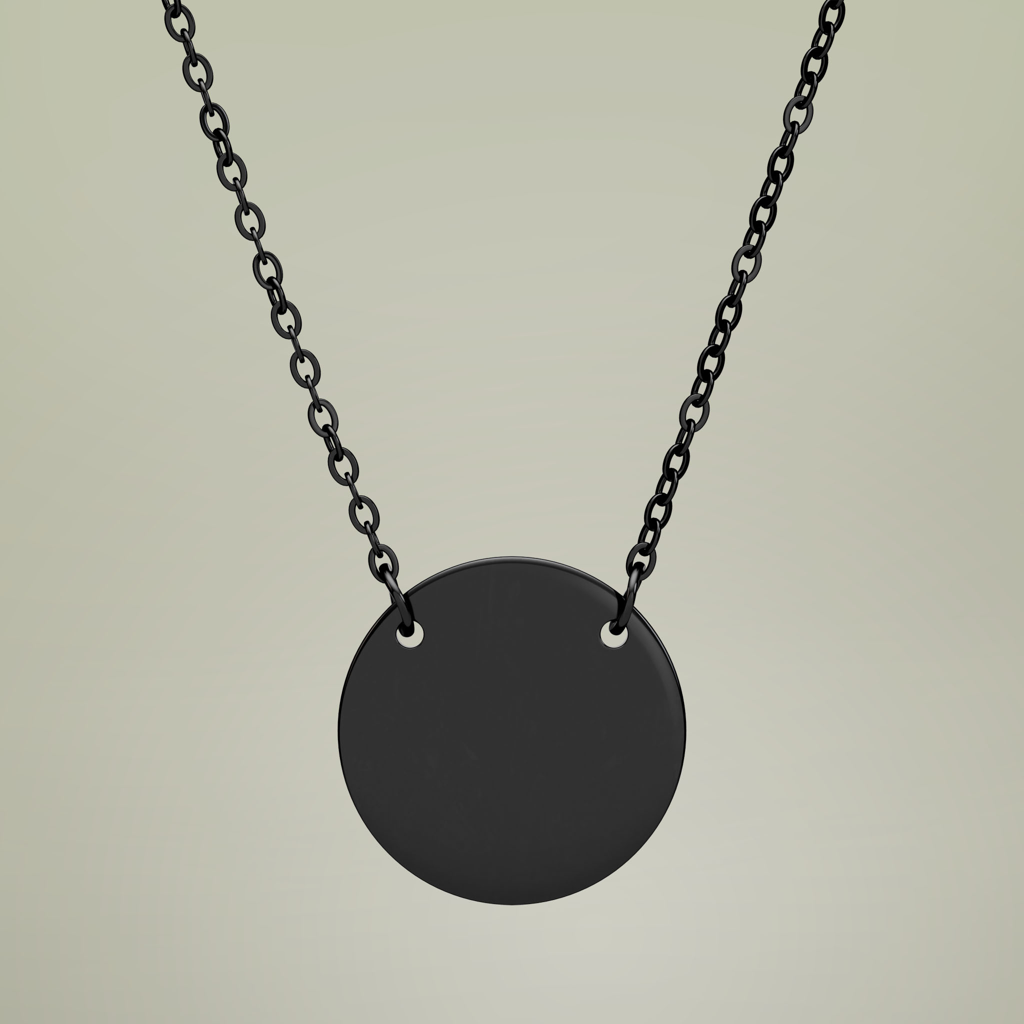 Circle Necklace (Engraving) - Thumbnail Image