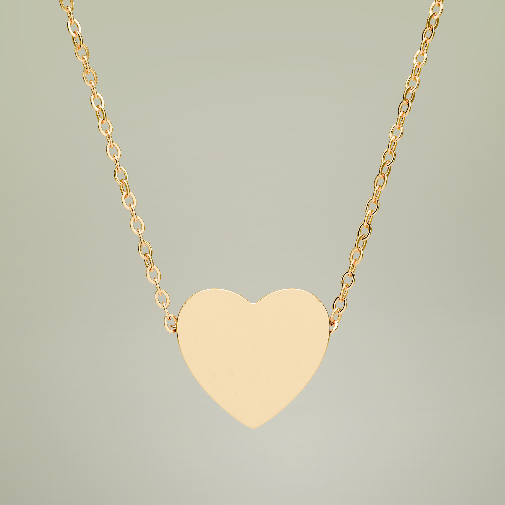 Heart Necklace (Engraving) - Thumbnail Image