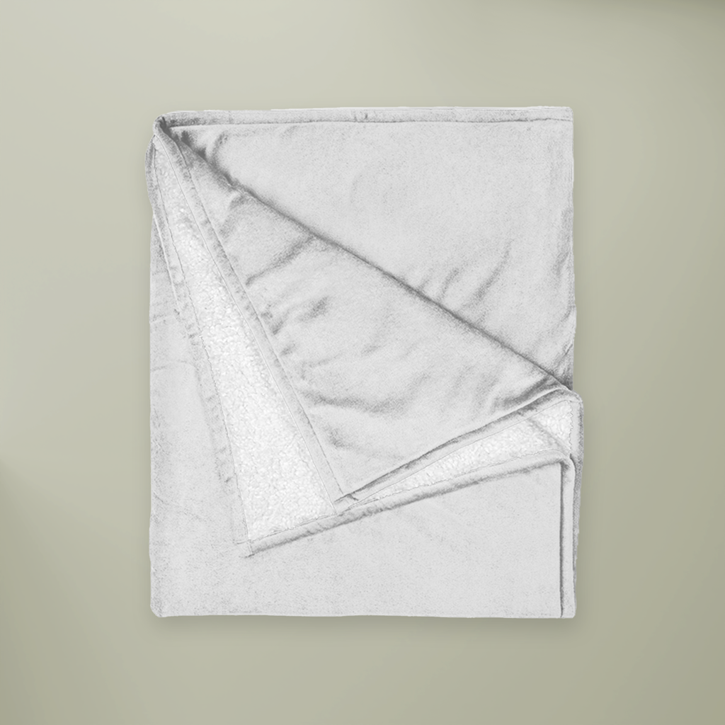 Premium Sherpa Blanket (Embroidery)Design