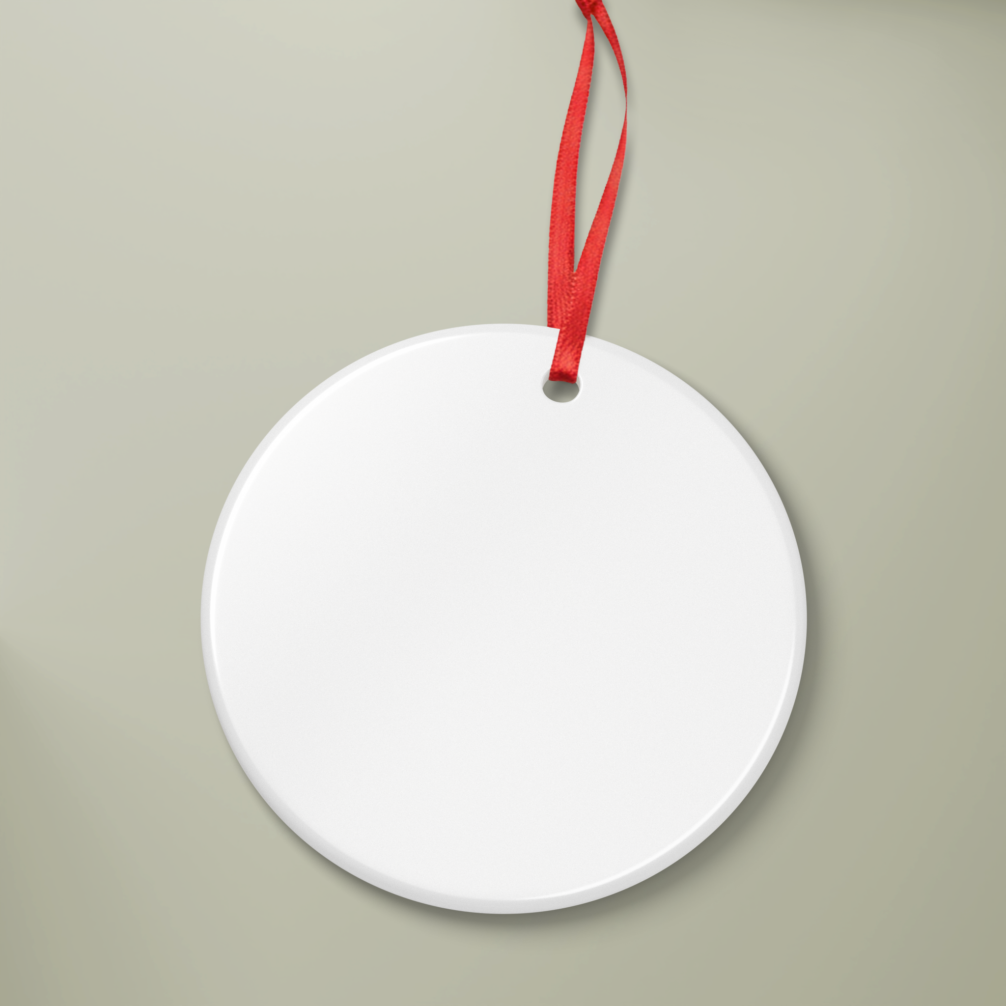 Ceramic Ornament, 2-Side Print - Main Image