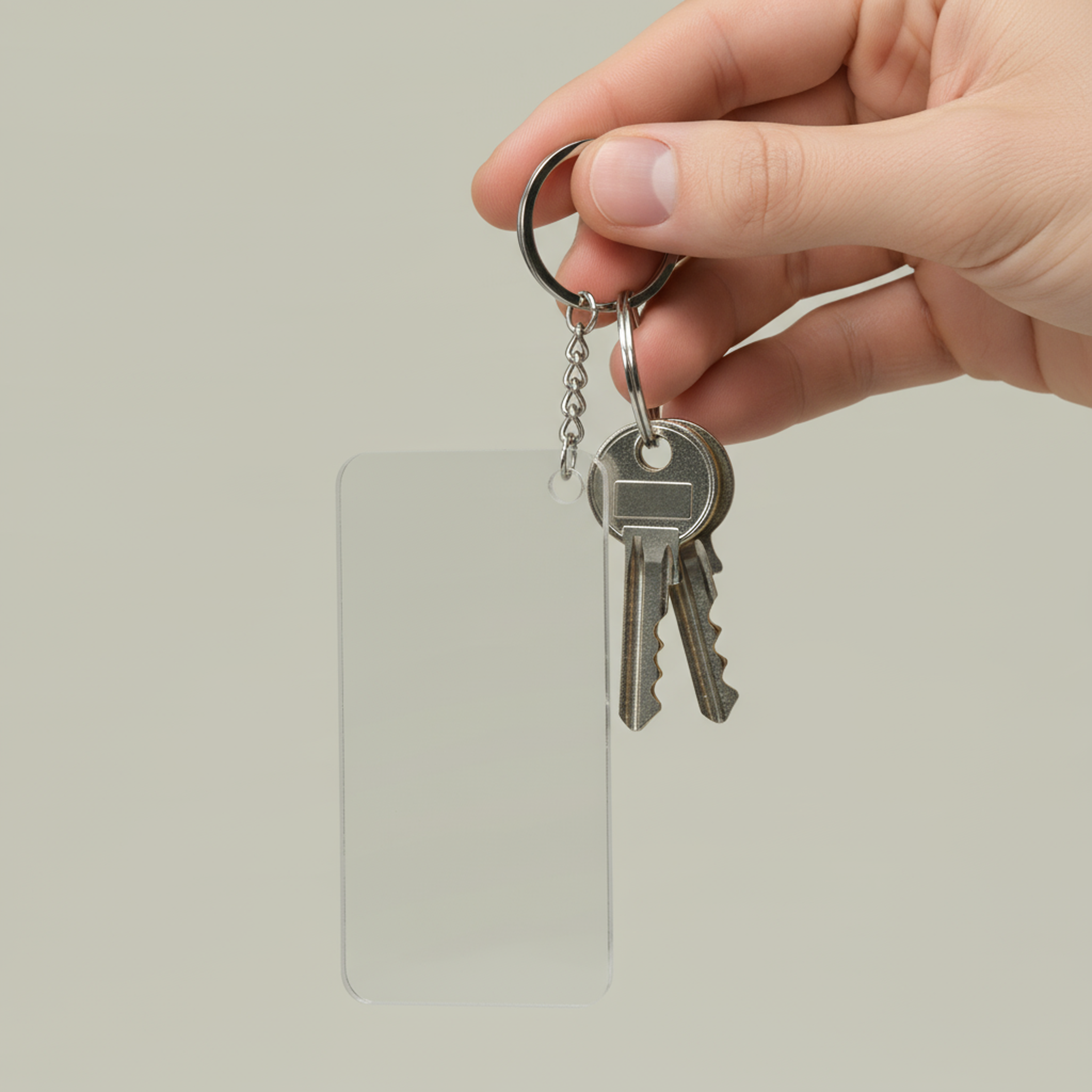Single-Sided Printed Keychain Charm - Thumbnail Image