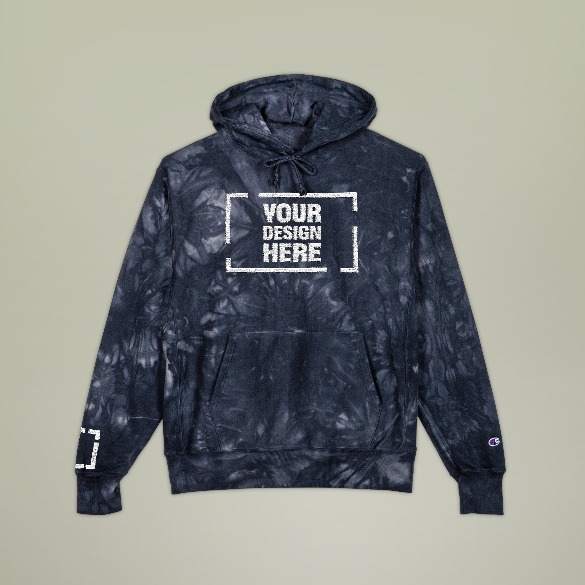 Unisex Champion Tie-Dye Hoodie (Embroidery) - Thumbnail Image