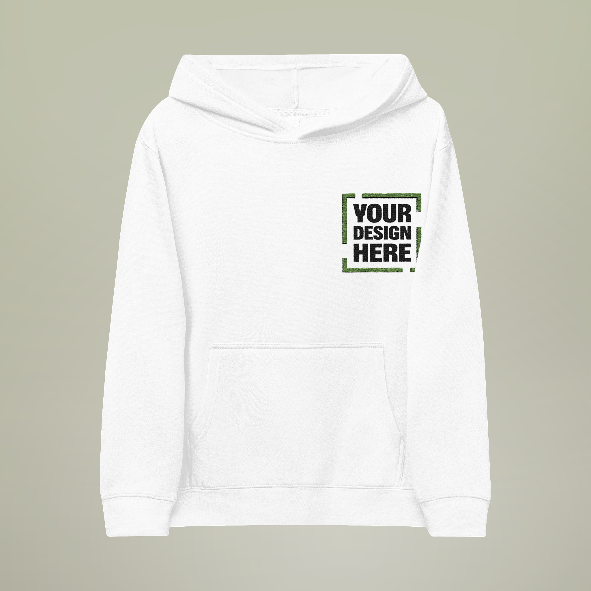 Kids Fleece Hoodie (Embroidery)