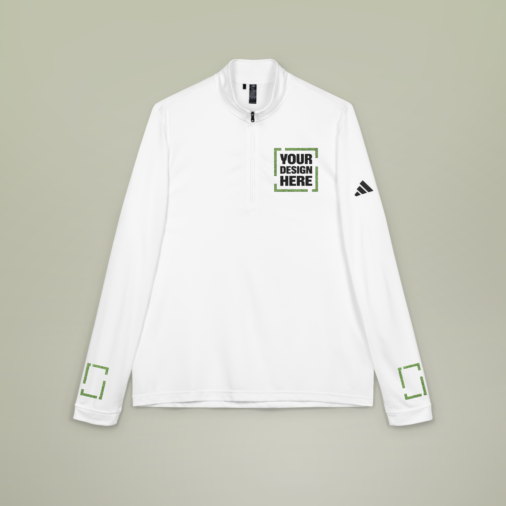 adidas® Quarter-Zip Pullover (Embroidery) - Thumbnail Image