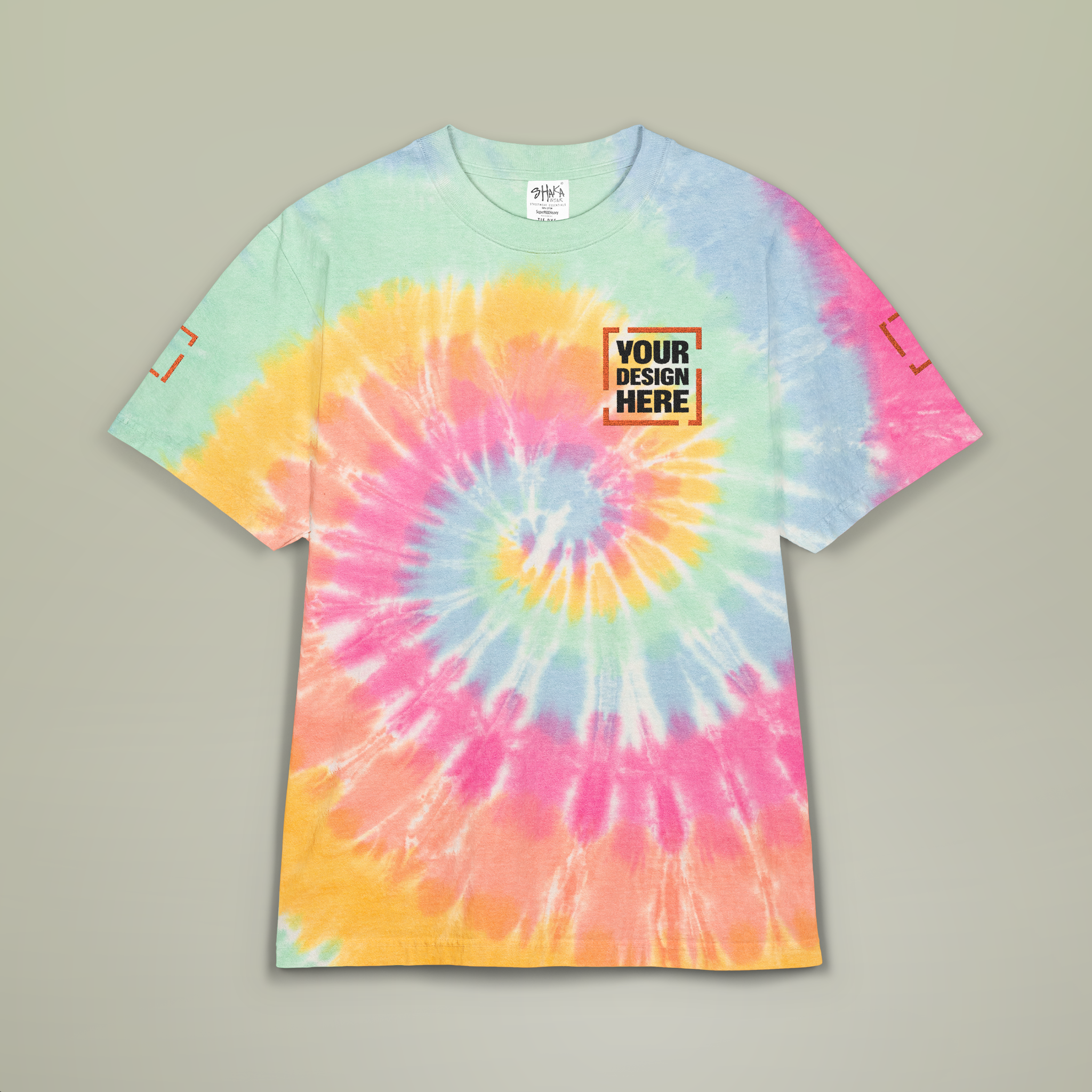 Oversized Tie-Dye T-Shirt (Embroidery) - Thumbnail Image
