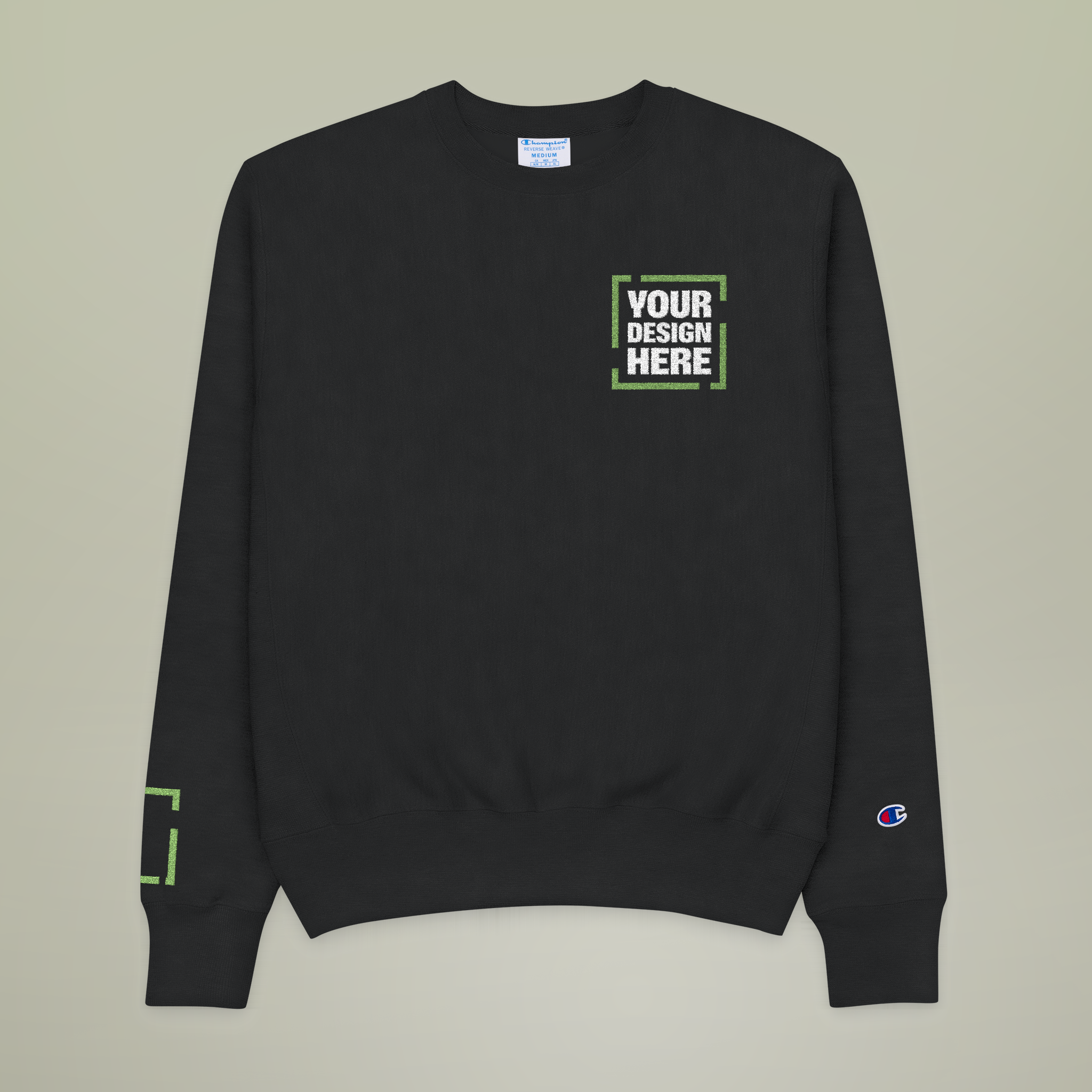 Men's Champion Crewneck Sweatshirt - Thumbnail Image