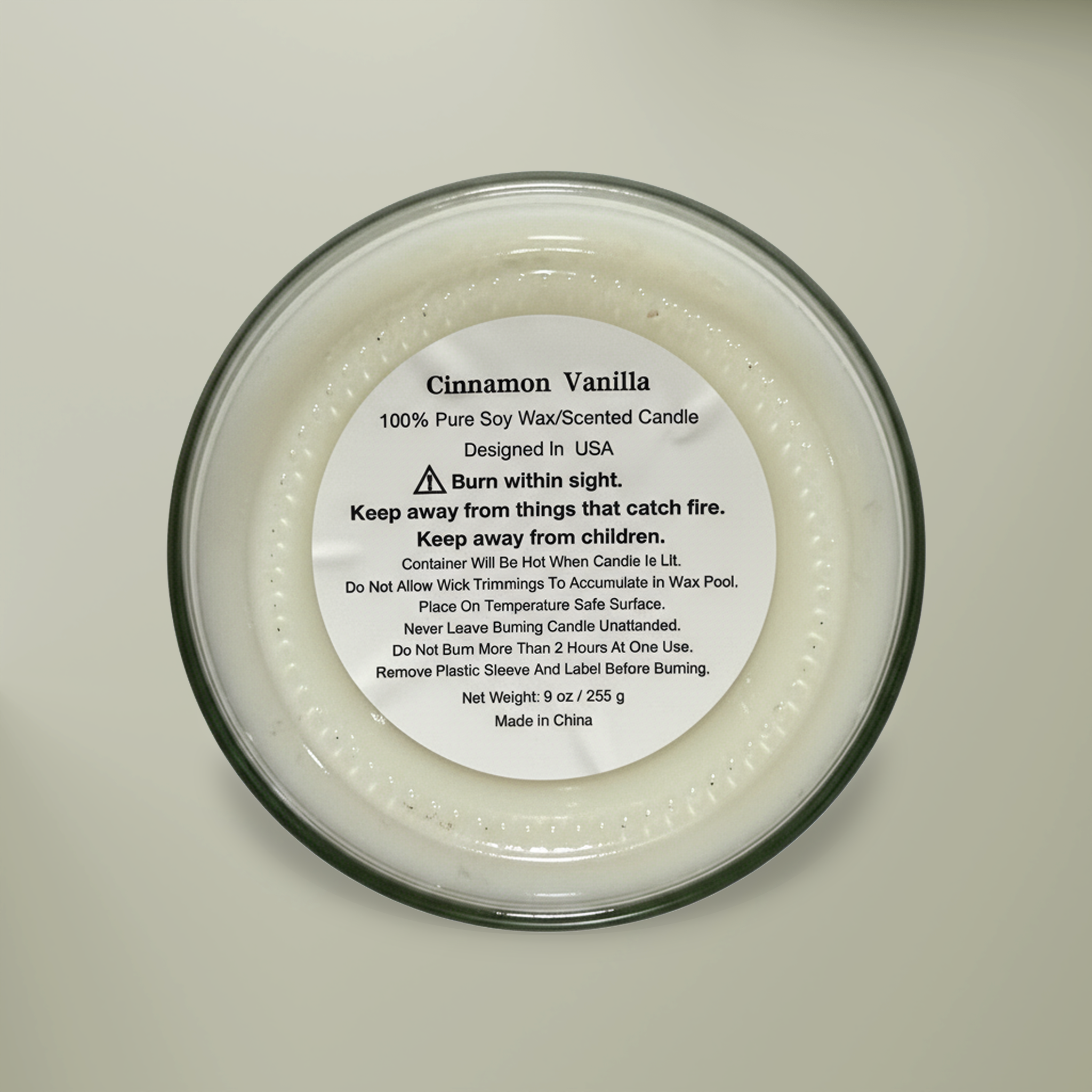 Soy Wax Candle in Jar, 9oz - Thumbnail Image