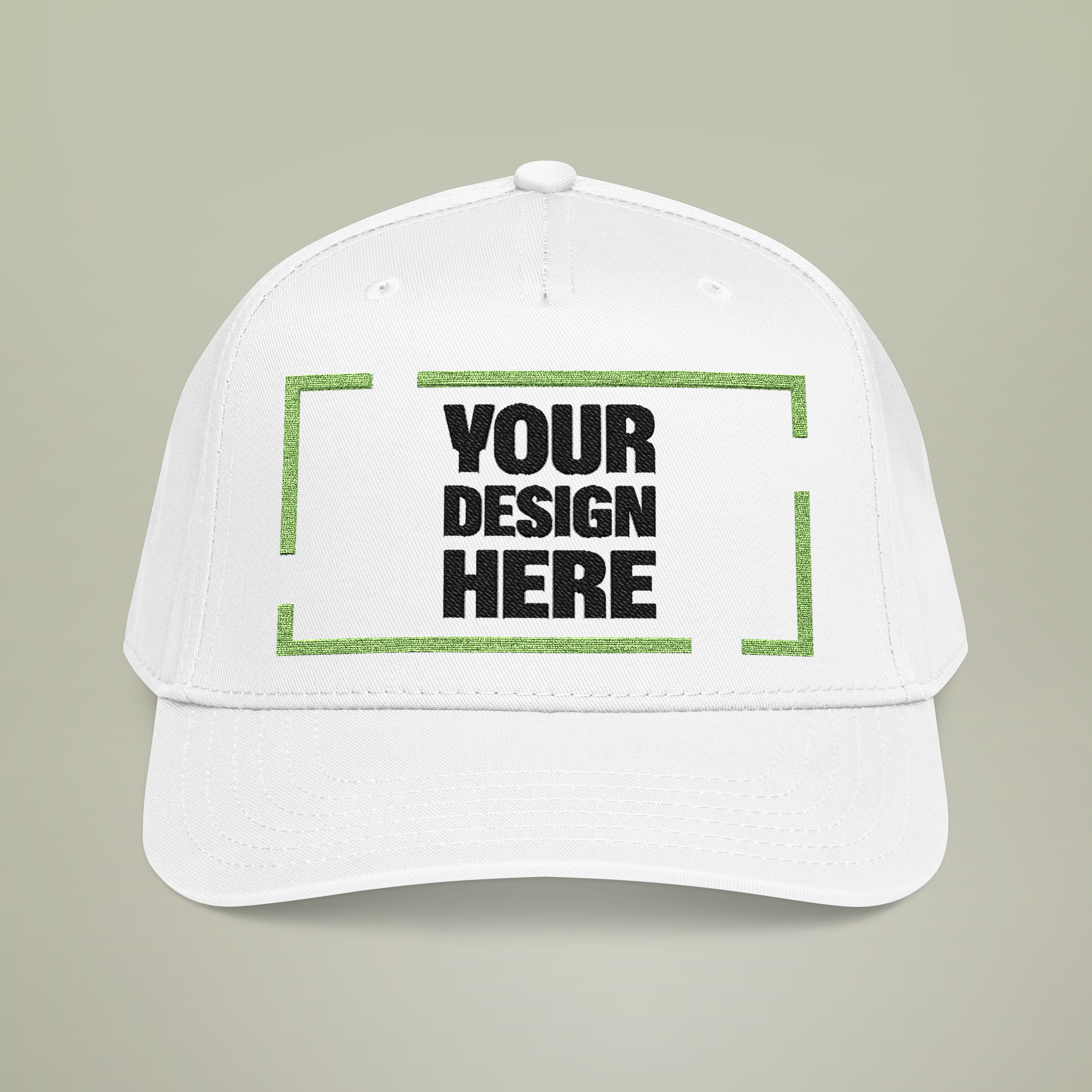 Mid Profile Baseball Cap (Embroidery)