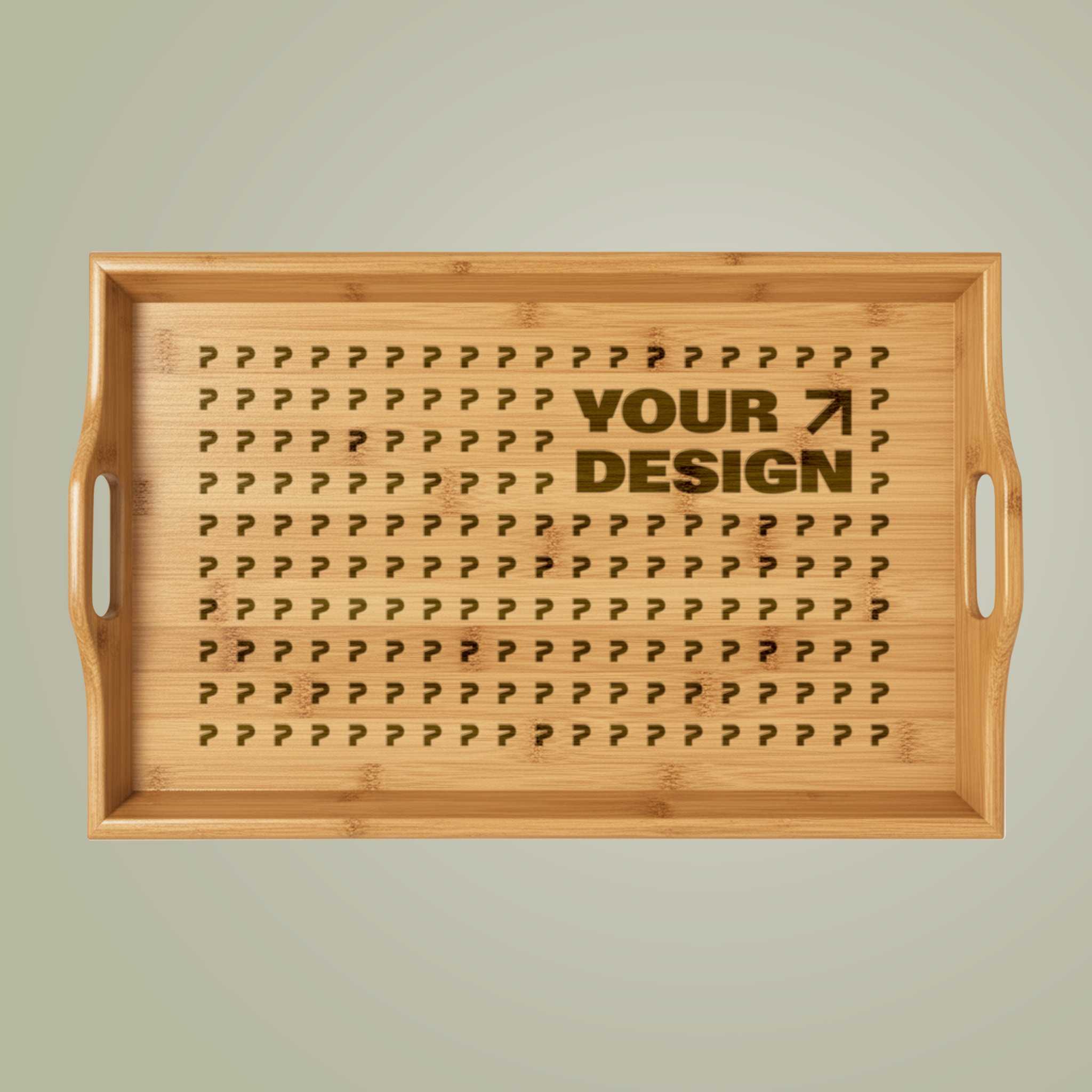 Bamboo Serving Tray (Engraving)