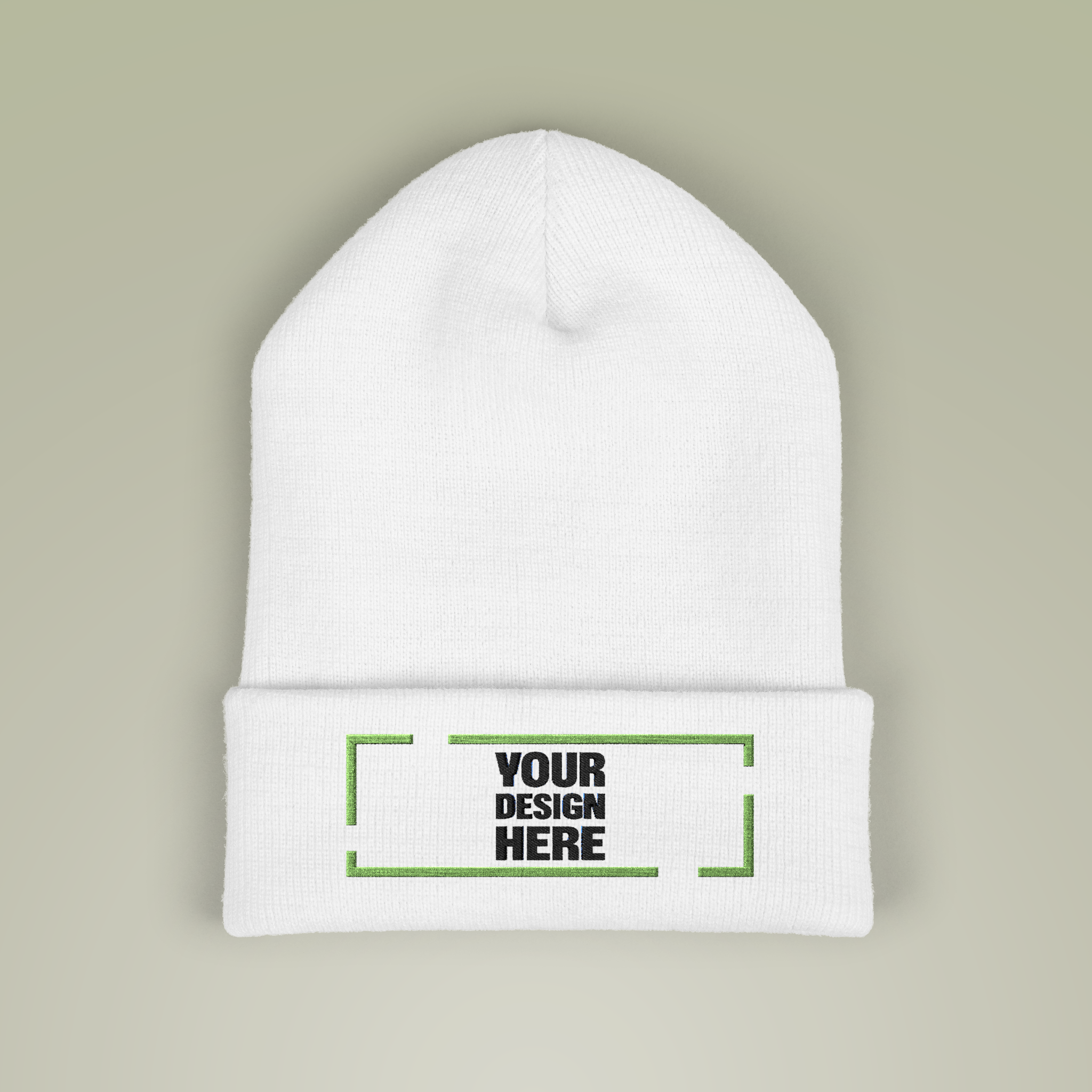 Classic Cuffed Beanie (Embroidery)Design